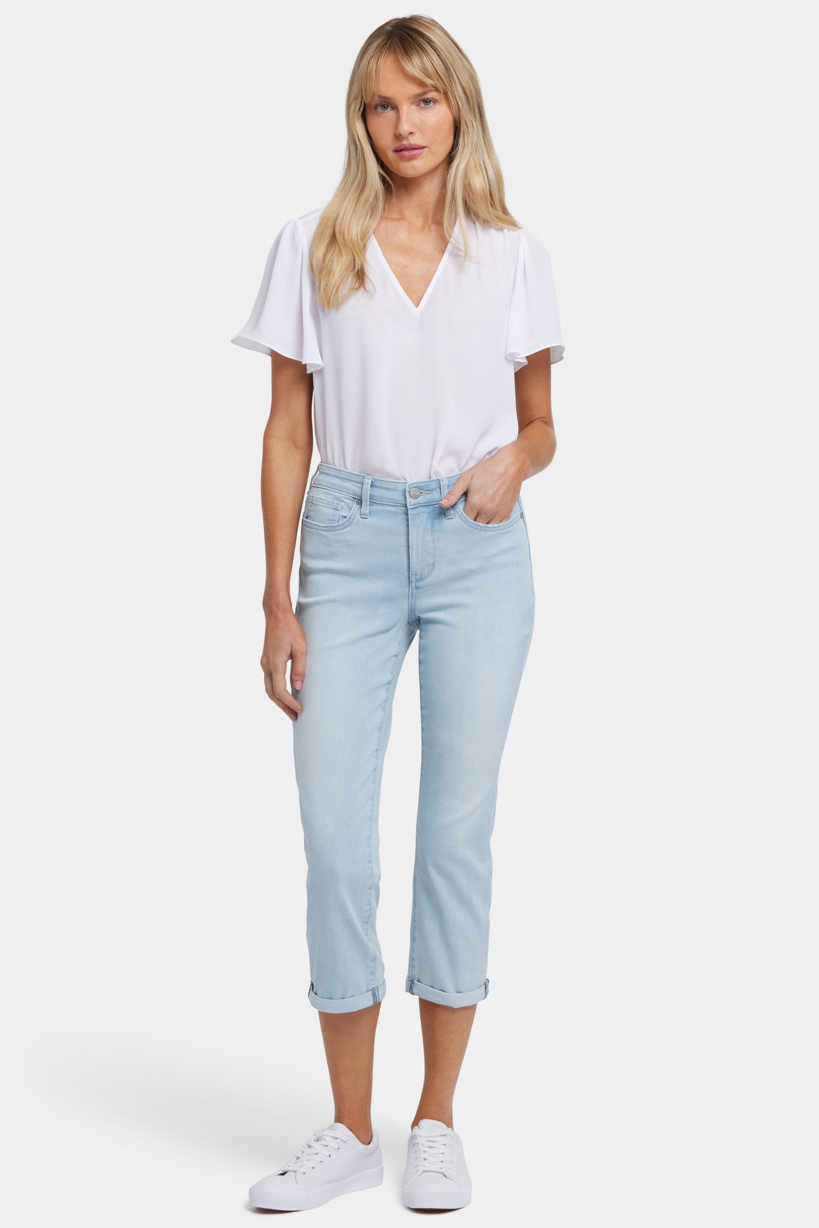 NYDJ Caprijeans Chloe Skinny Capri Jeans in Cool Embrace® Denim