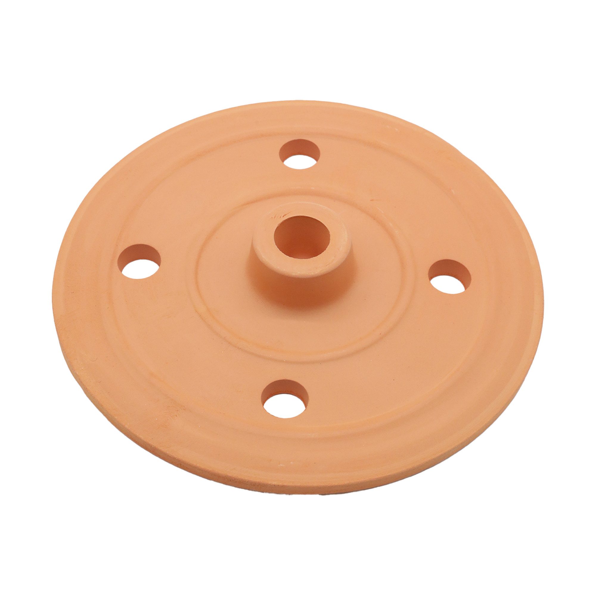 VIAPOT Deckel Tonstein Beschwerungsdeckel aus Terrakota Ø21 cm, (Einzelstück, 1-tlg., Einzelartikel), für Dolma, Sarma & gefülltes Gemüse – hitzebeständige Kochhilfe