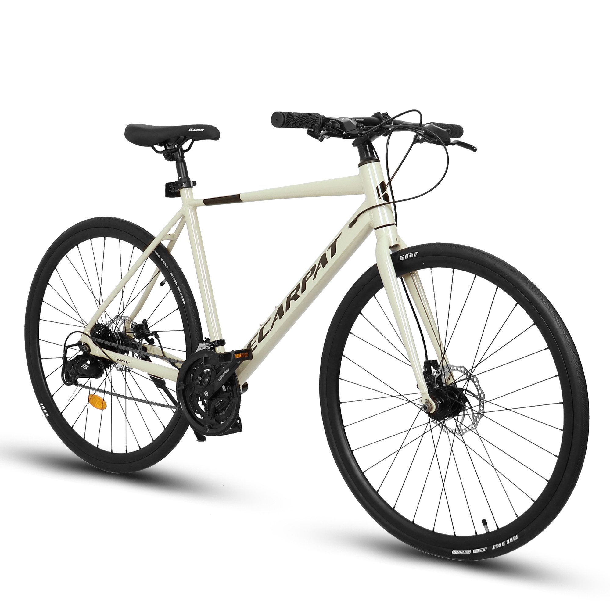 CARPAT SPORT Cityrad 28 Zoll Fahrrad für Herren Damen, 24 Gang L-TWOO A3 Schaltwerk, Kettenschaltung, Citybike Fahrrad Bike