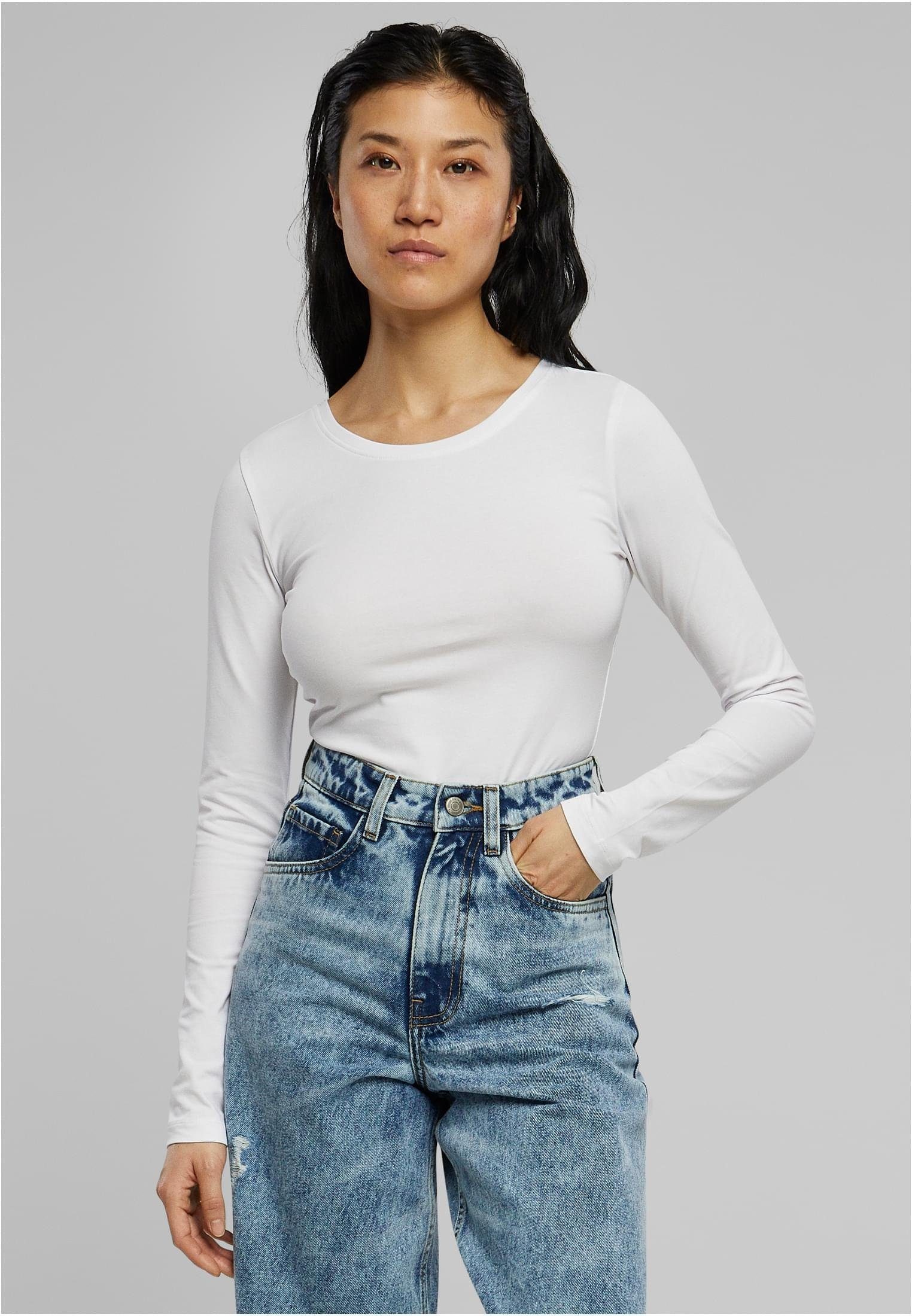 URBAN CLASSICS Body Ladies Stretch Jersey Longsleeve Body Damen Body