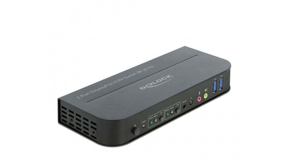 Delock 11482 DisplayPort 1.4 KVMSwitch 8K 30 Hz mit USB 3.0