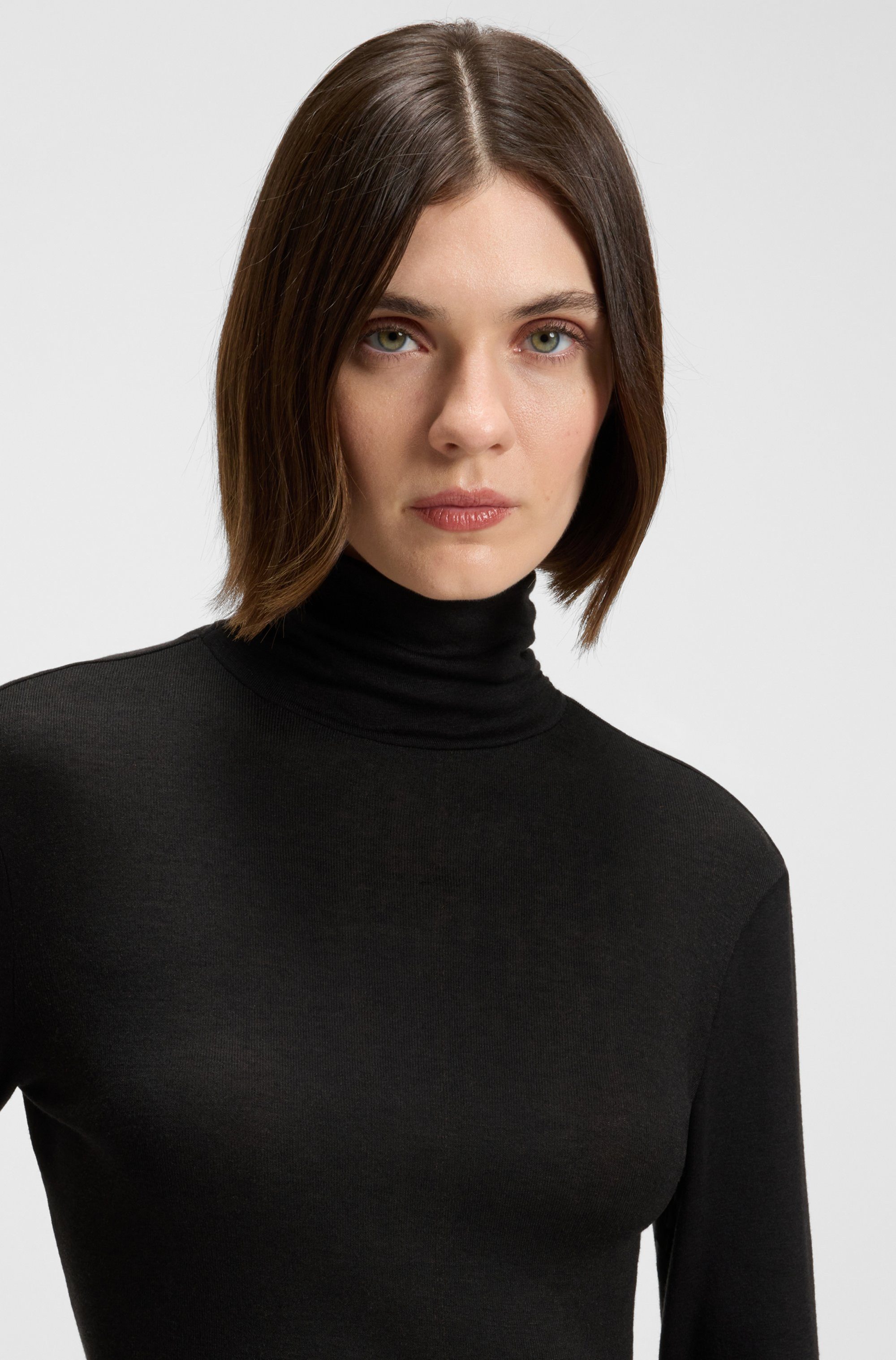 BOSS ORANGE Rollkragenshirt Eliana Premium Damenmode günstig online kaufen