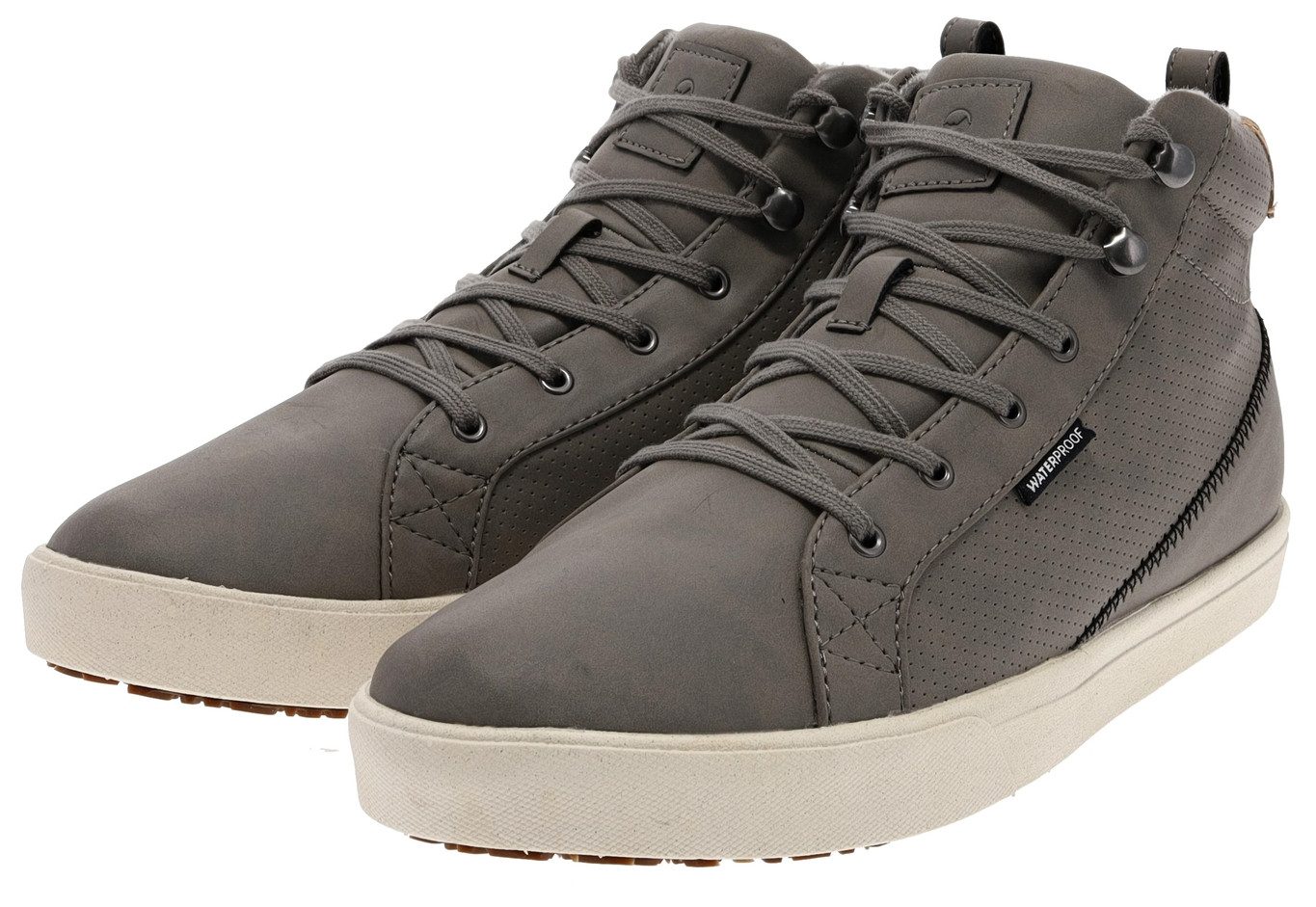 SAOLA WANAKA WATERPROOF Grau Stiefelette Veganer Damen Sneaker