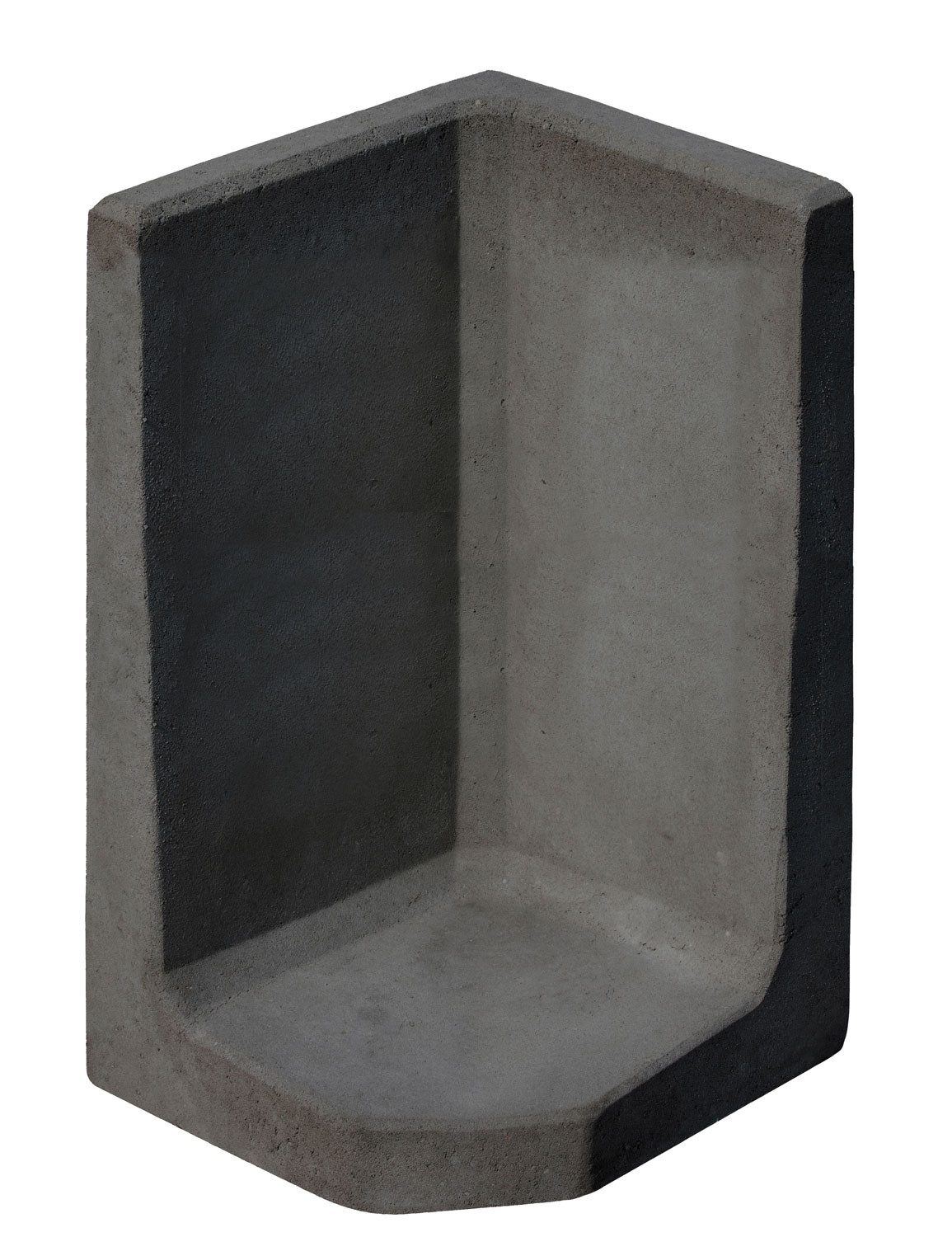 Diephaus Mauerstein L-STEIN- ECKE ANTHRAZIT 80/50/50/7 CM