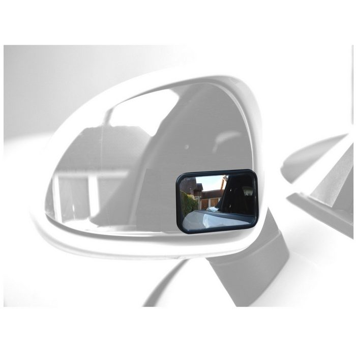 HR-IMOTION Spiegelaufsatz Verstellbarer toter Winkel Spiegel auf Gelenksockel für Aussenspiegel