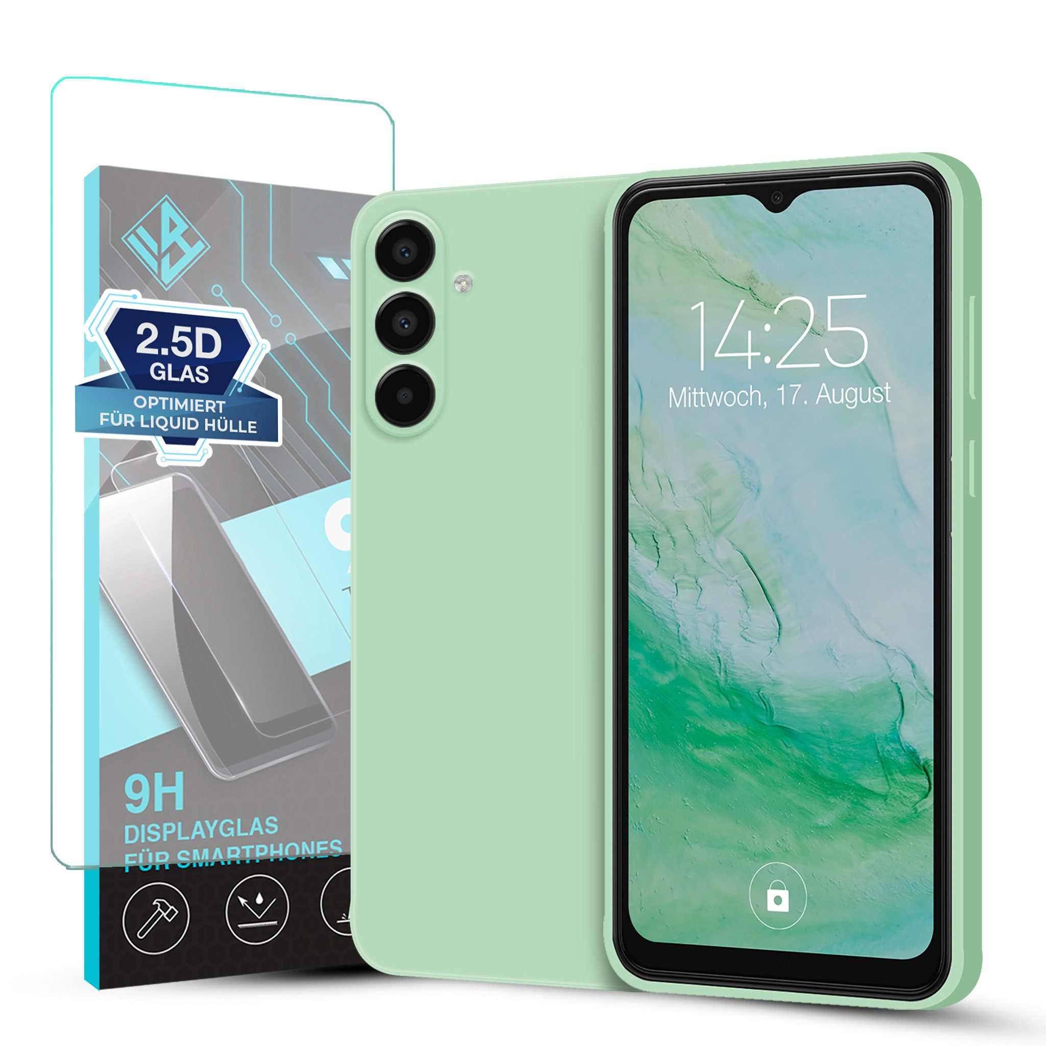 Tec-Expert Handyhülle SoftGrip Cover Hülle für Samsung Galaxy A17 / A17 5G 6.7 Zoll, 6.7", Handy Case Bumper integrierter Kameraschutz flexibel
