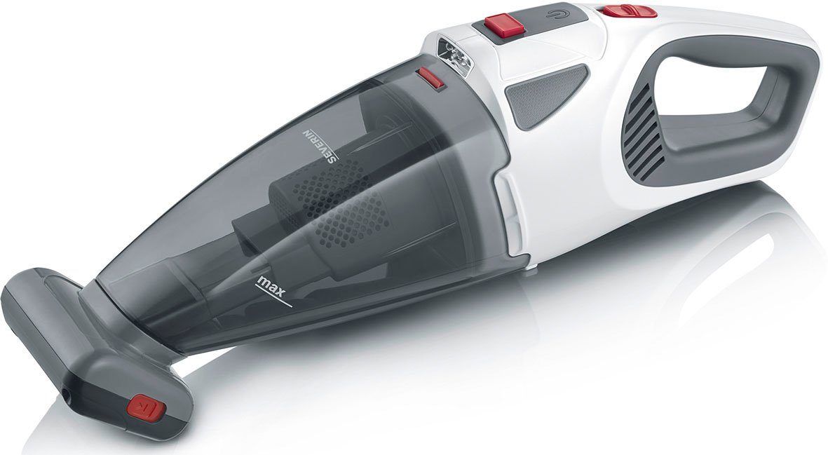 Severin Akku-Handstaubsauger HV 7146, 120 W, beutellos, bis zu 60 Min. Akkulaufzeit, inkl. Ladestation mit Wandhalterung