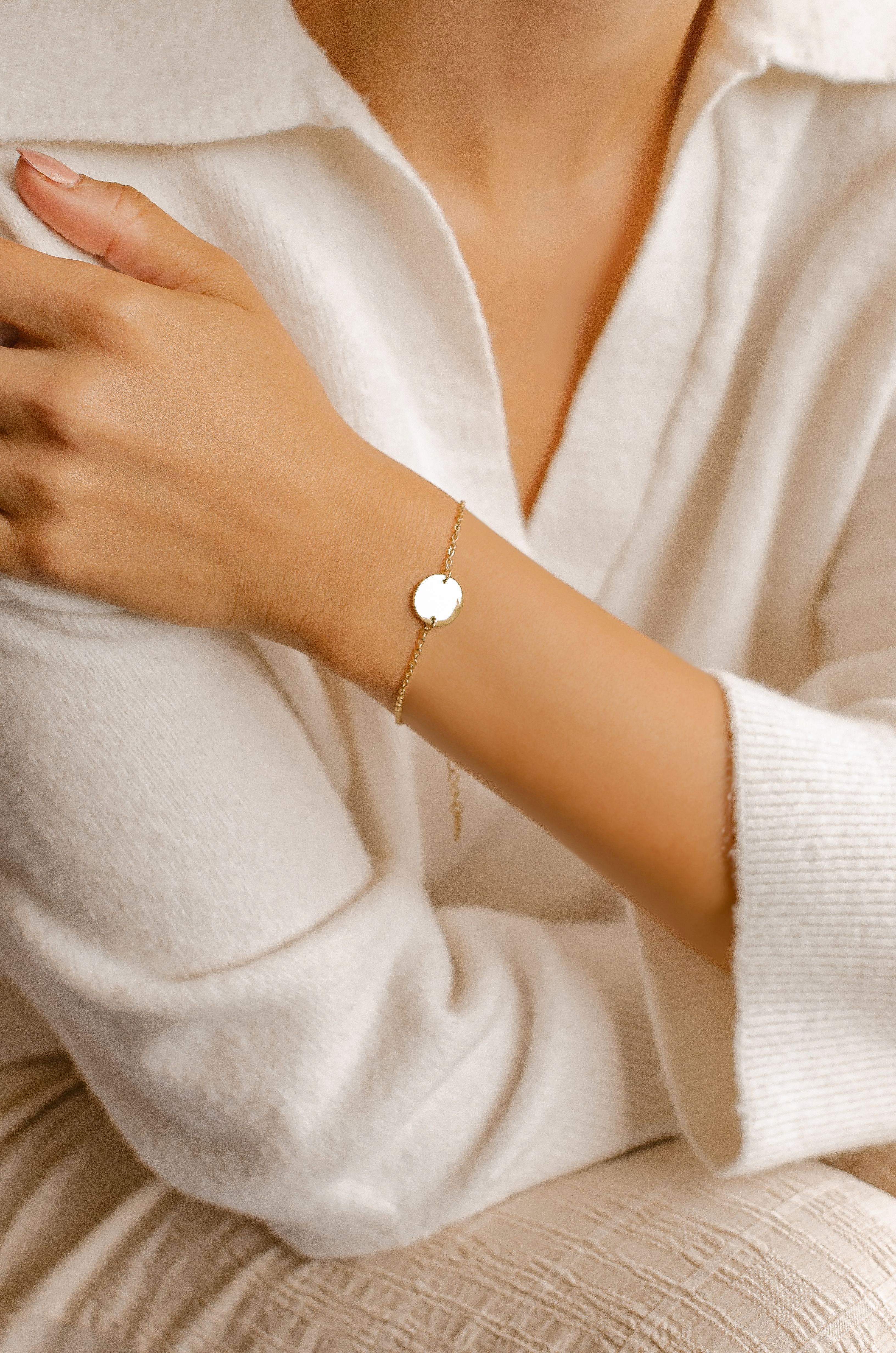 Hey Happiness Armkette Damen Kreis Anhänger, günstig online kaufen