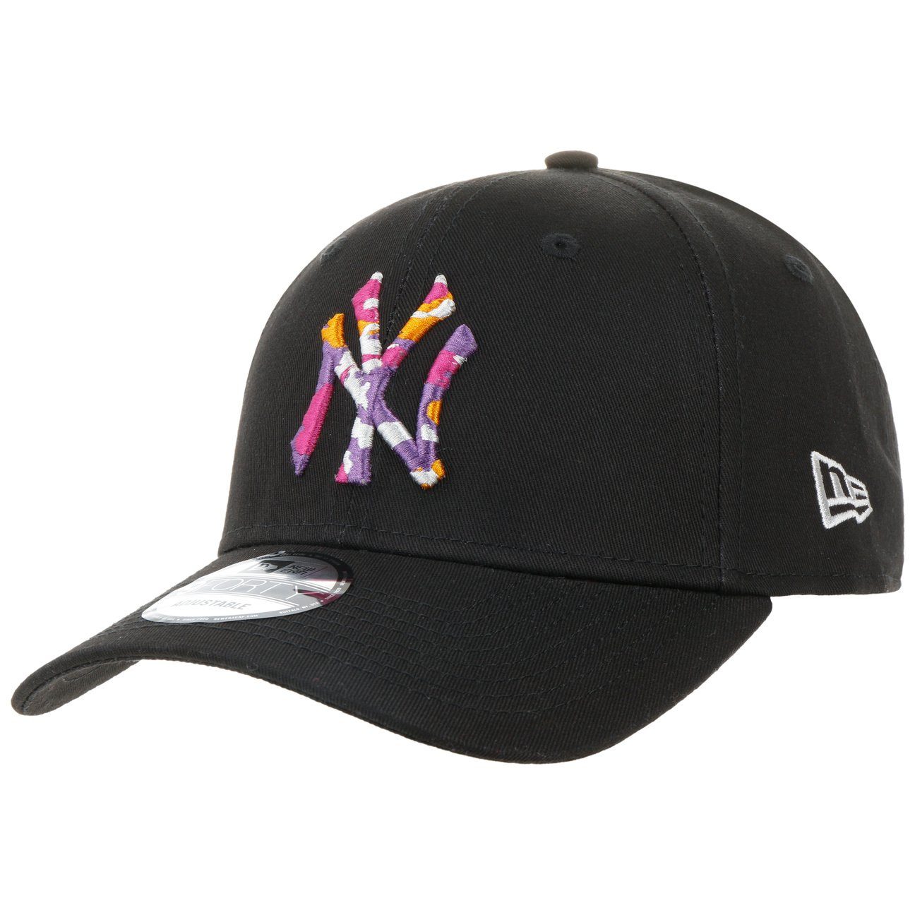 New Era Baseball Cap (1-St) Basecap mit Schirm schwarz