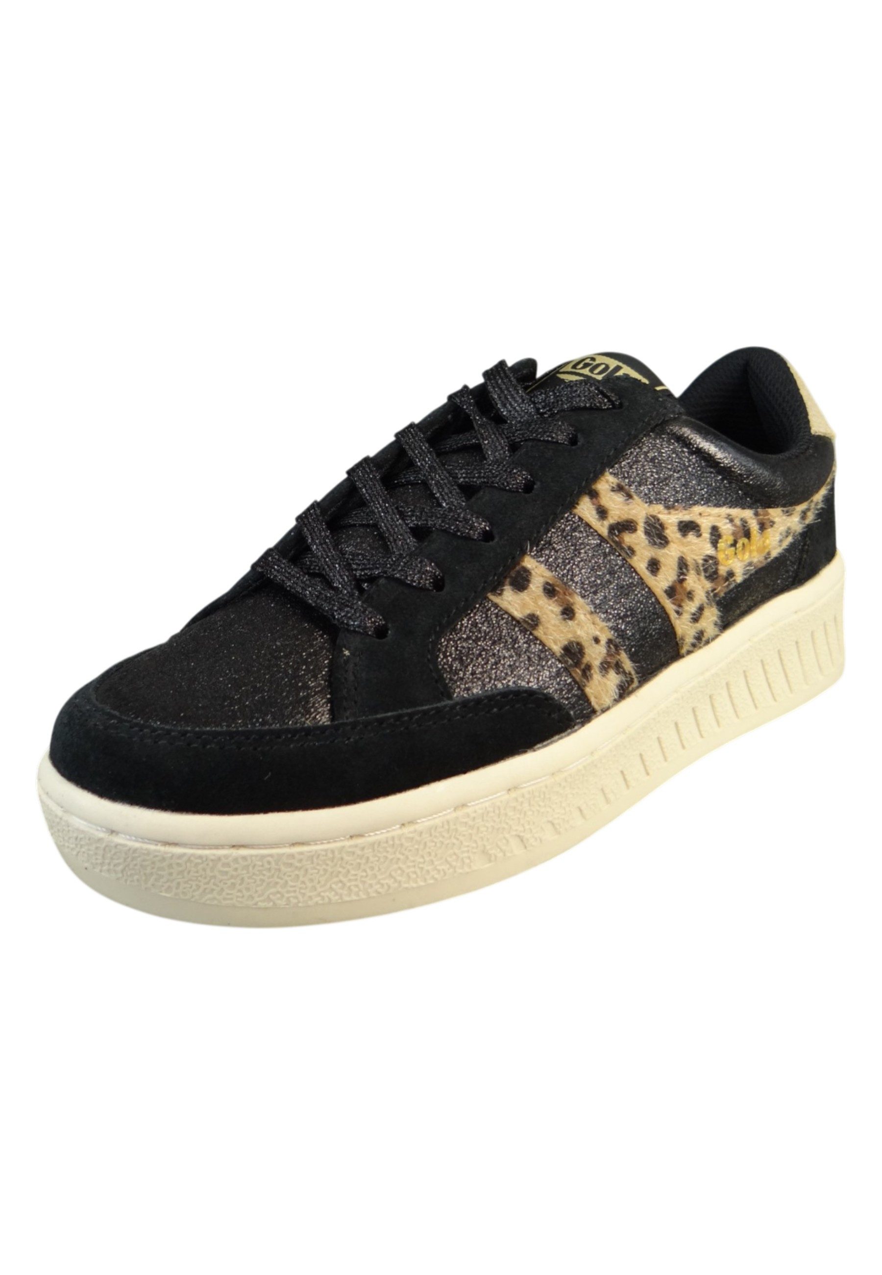 Gola CLB773 BZ Black/Leopoard/Bone Sneaker