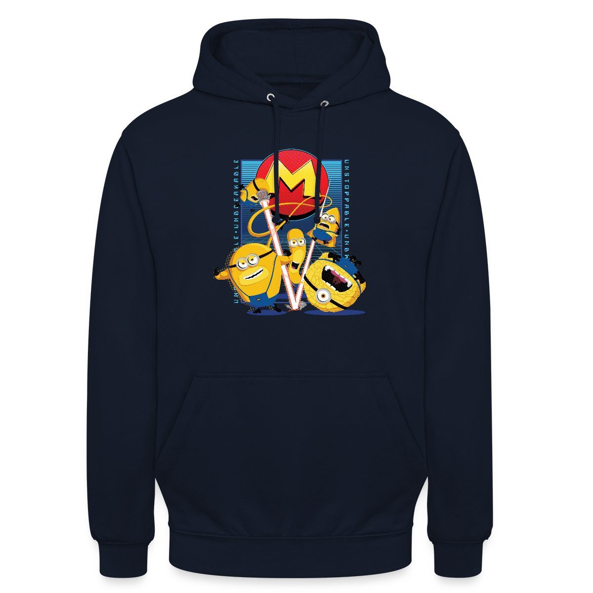Hoodie Minions 5 Mega Minions Mit Superkräften Unisex Hoodie