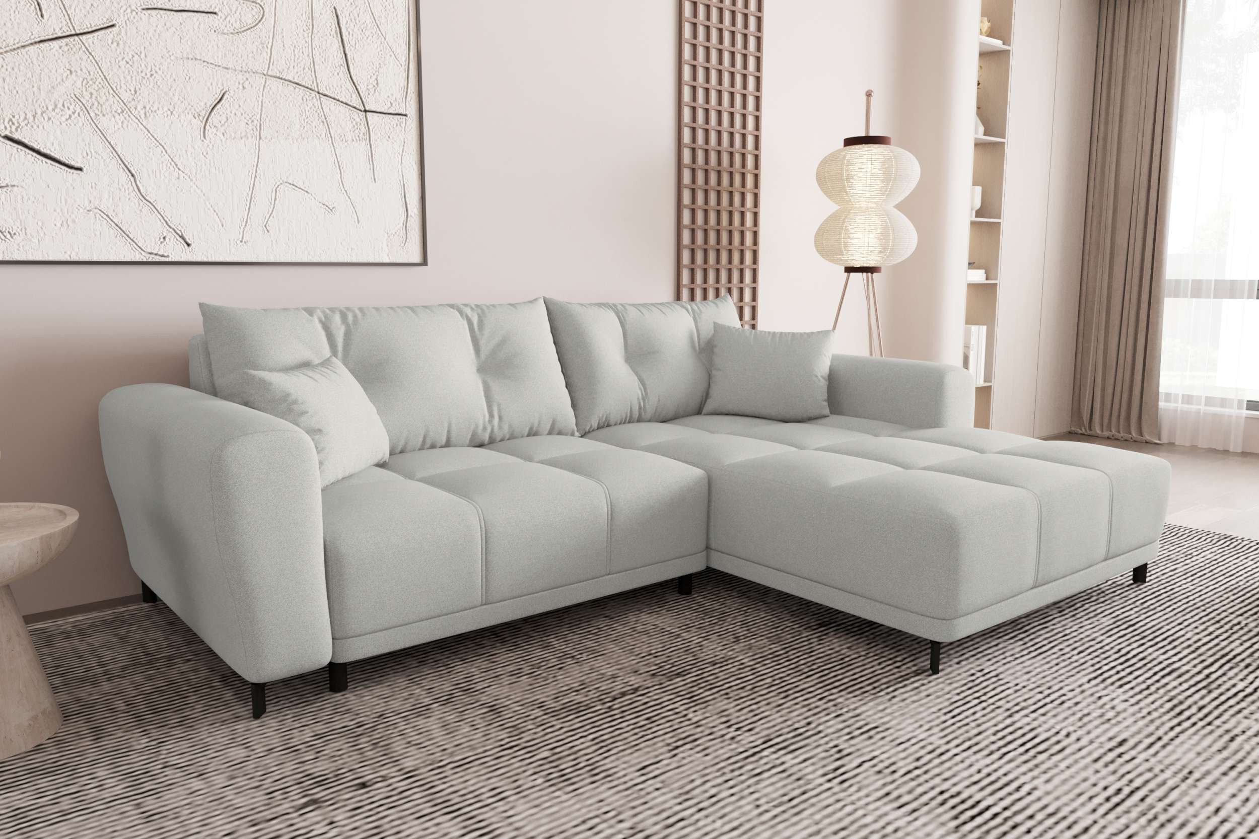 99rooms Ecksofa Massimo, Sofa L-Form, Eckcouch, mit oder ohne Schlaffunktio günstig online kaufen