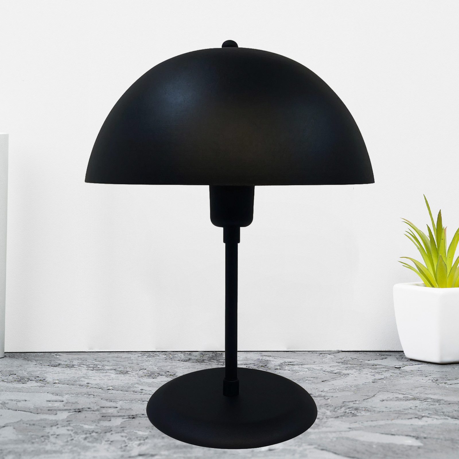 Bamyum Tischleuchte Pilz Lampe Mit Kabel Lipeo 25 cm Metall Retro Kleine La günstig online kaufen