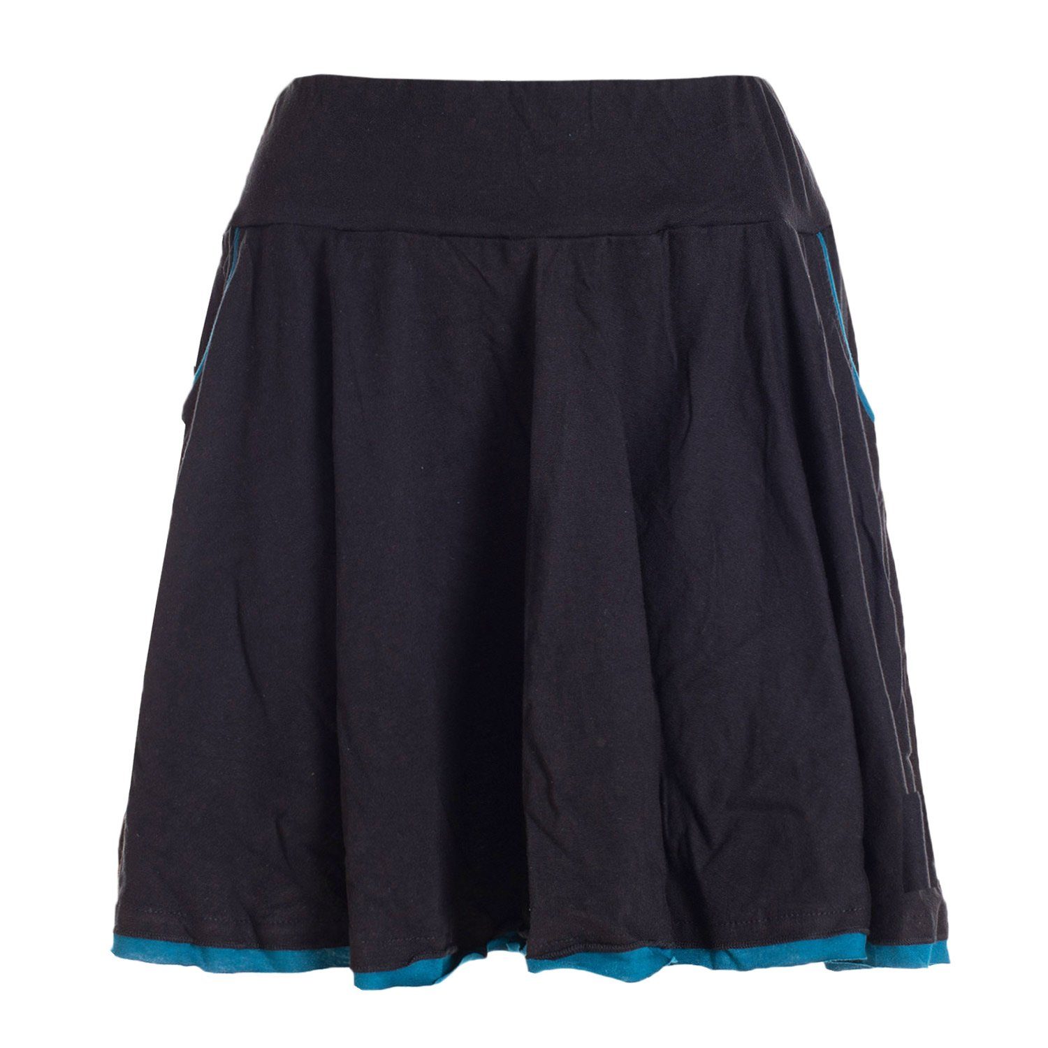 Vishes Minirock Zweifarbiger kurzer Damen-Rock Mini-Rock günstig online kaufen