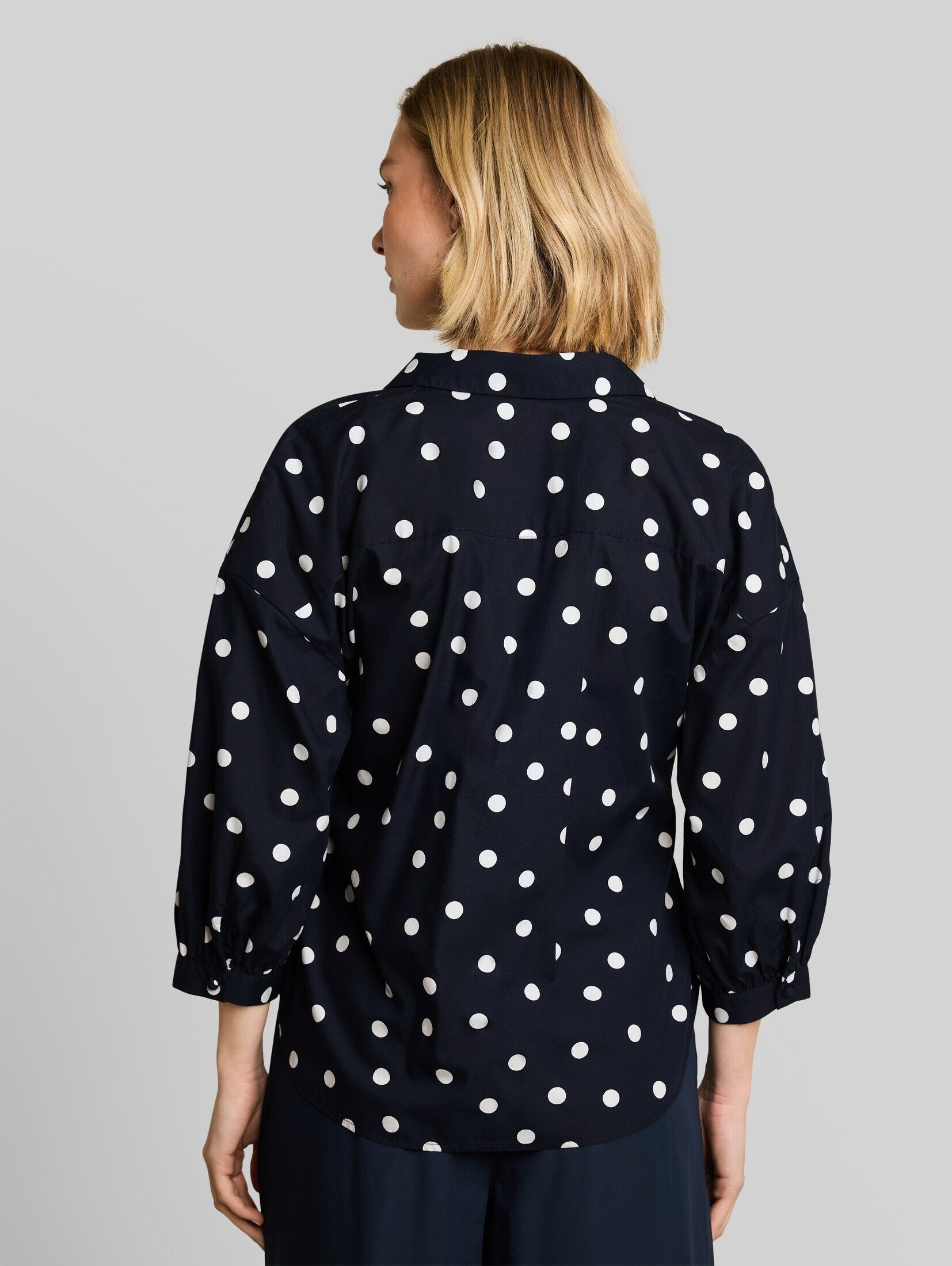 TOM TAILOR Langarmbluse Blusen & Shirts Loose Fit Wickelbluse