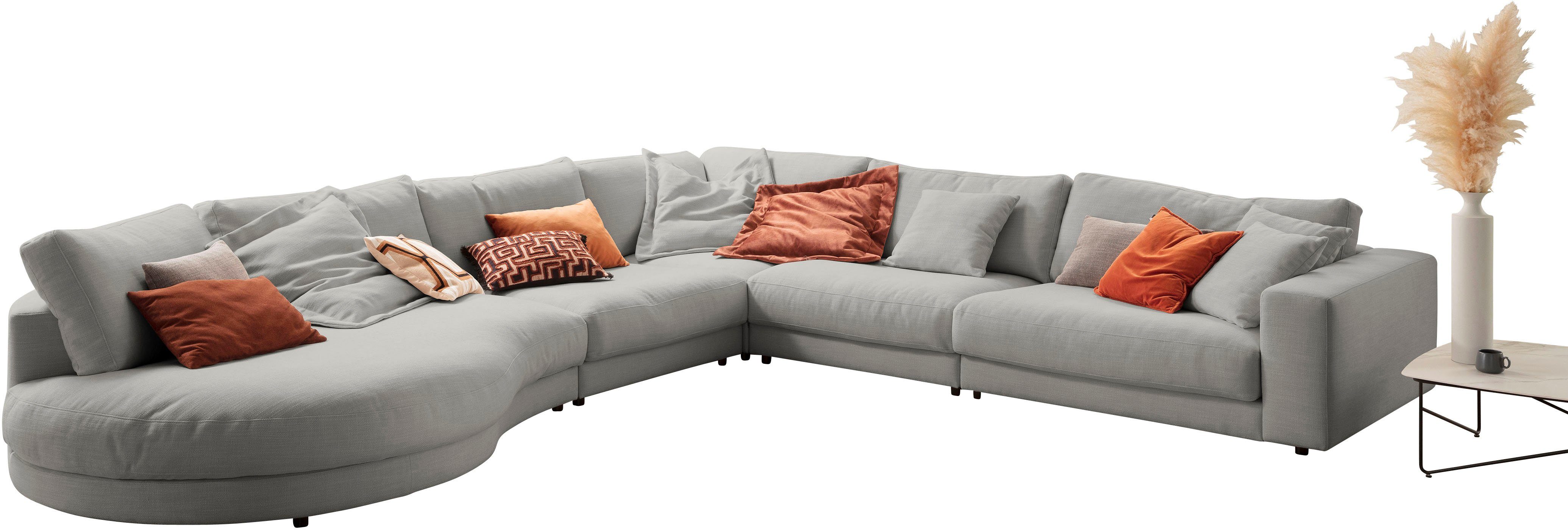 3C Candy Ecksofa Enisa II, incl. 3 Flatterkissen, wahlweise mit Flecken-Schutz-Bezug Easy care