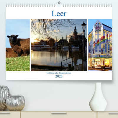 CALVENDO Wandkalender Leer - Ostfriesische Impressionen 2023 (Premium, hochwertiger DIN A2 Wandkalender 2023, Kunstdruck in Hochglanz)