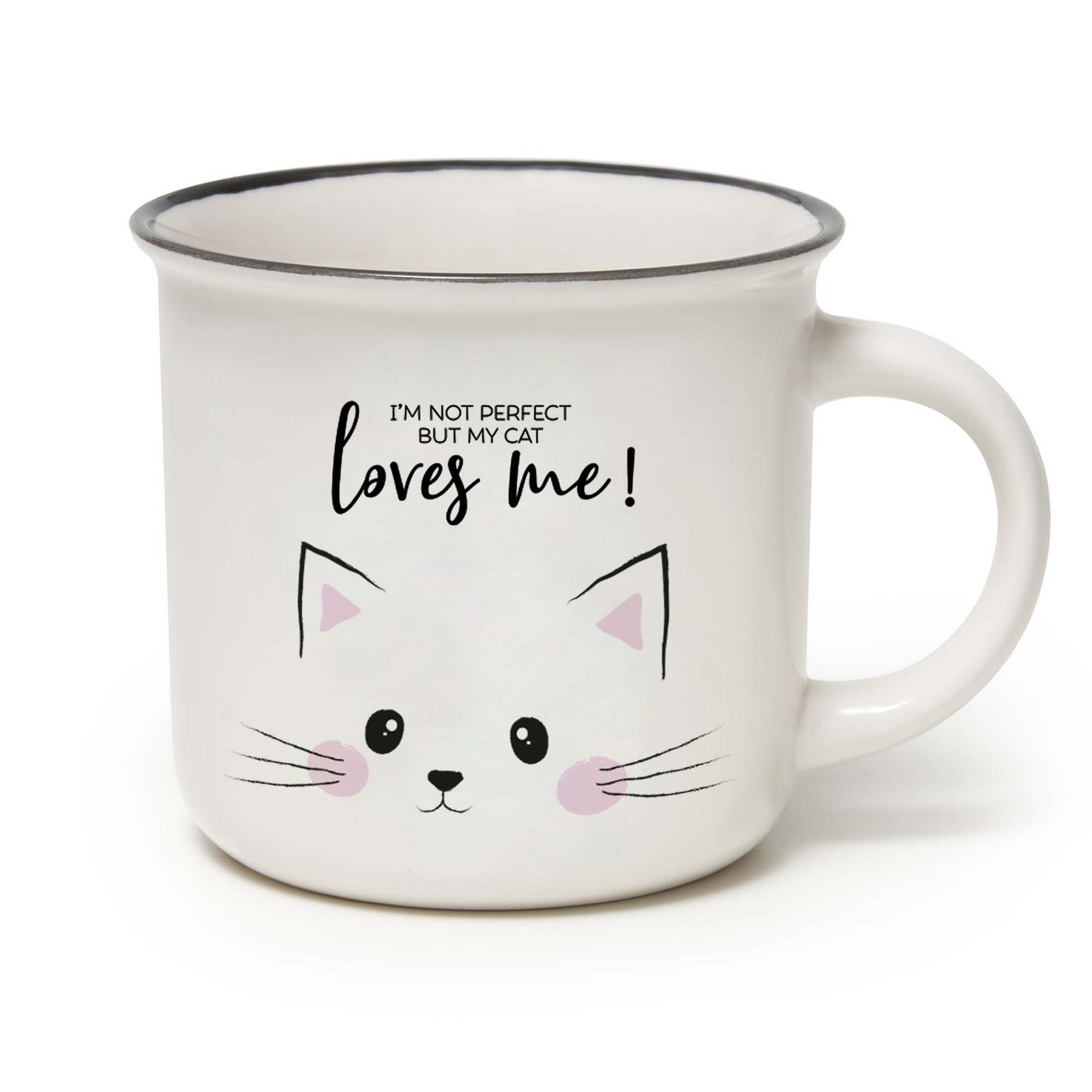 Legami Tasse Legami Porzellantasse Trinkbecher Cu-Puccino Kitty Katze