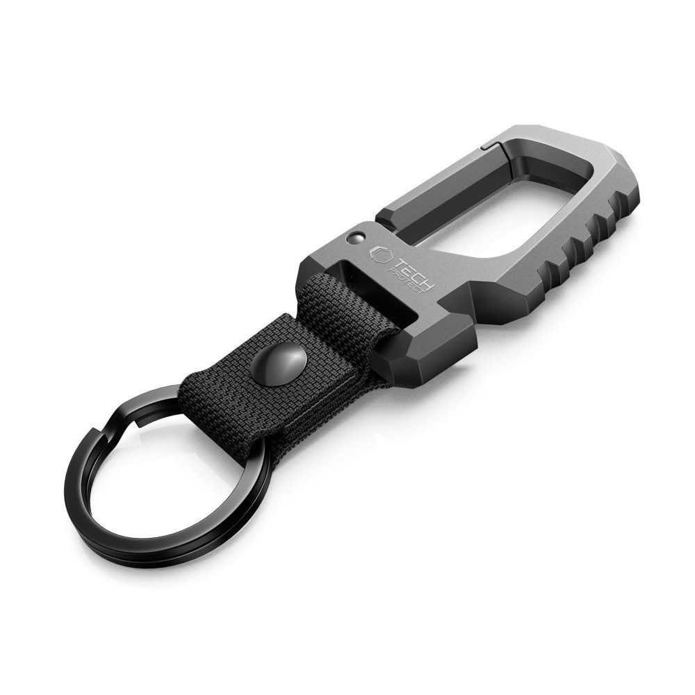 TECH PROTECT Schlüsselanhänger Karabiner Schlüsselhalter Flaschenöffner (Spar-Set, 1-tlg., 10,8 x 0,8 cm robust), SlideLock, Flaschenöffner, Aluminium