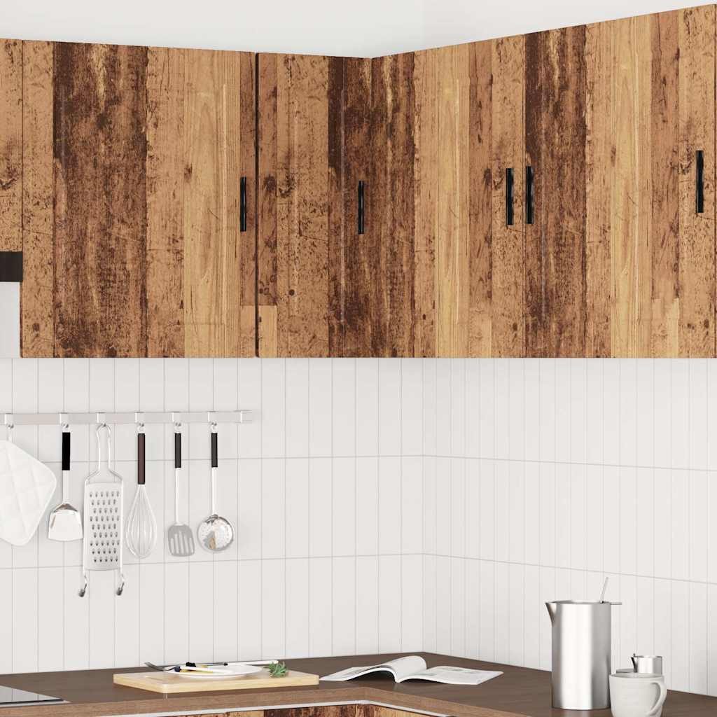vidaXL Hängeschrank 57 x 57 x 60 cm Küchenschrank Hängeschrank Eckschrank Porto Altholz-Op