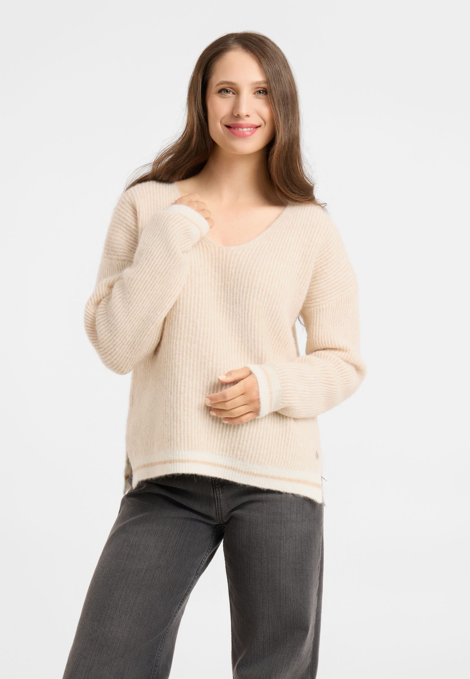 Frieda & Freddies Strickpullover Frieda & Freddies Strickpullover mit V-Ausschnitt