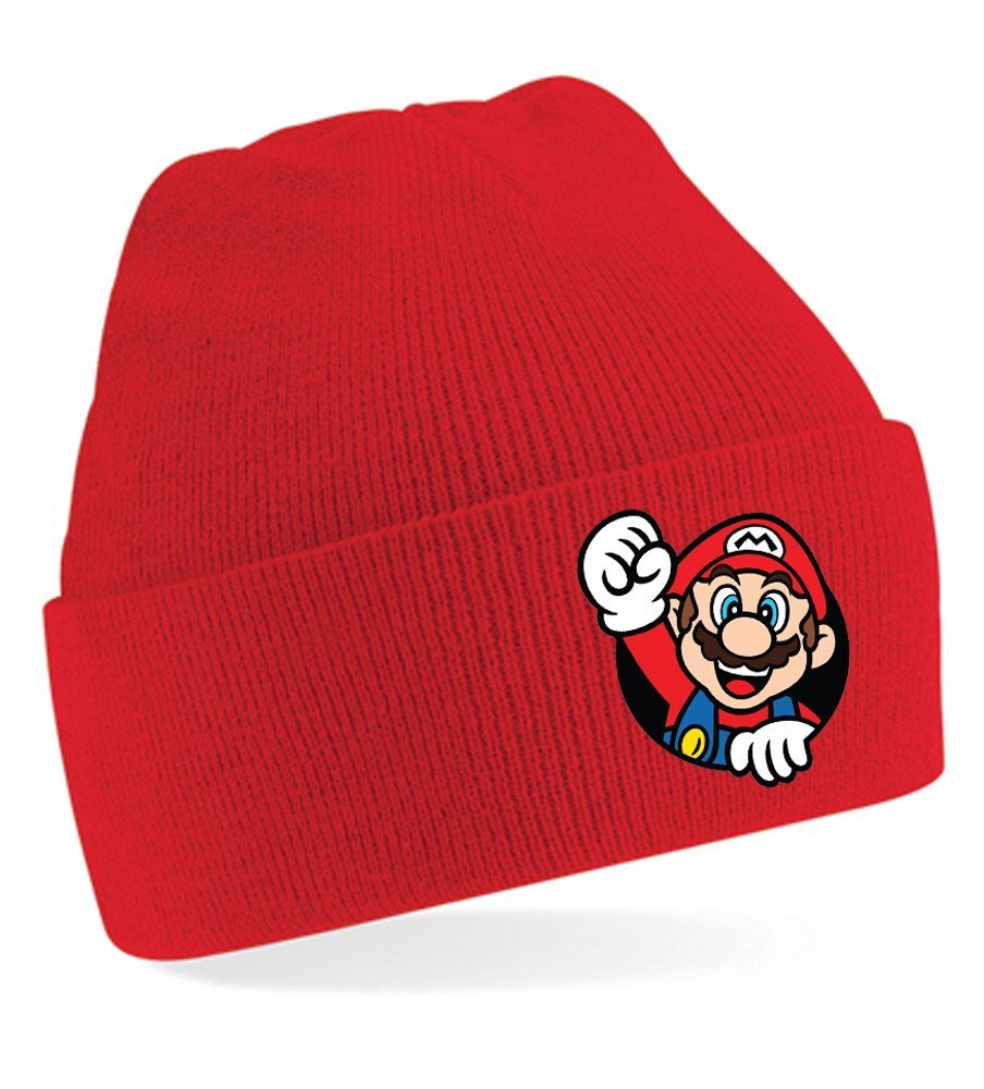 Blondie & Brownie Beanie Unisex Erwachsenen Mütze Super Mario Faust Konsole Gaming