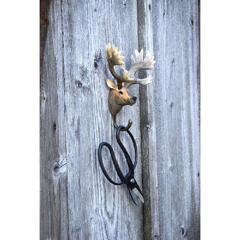 Wildlife Garden Garderobenhaken Kleiderhaken DecoHook Rothirsch günstig online kaufen