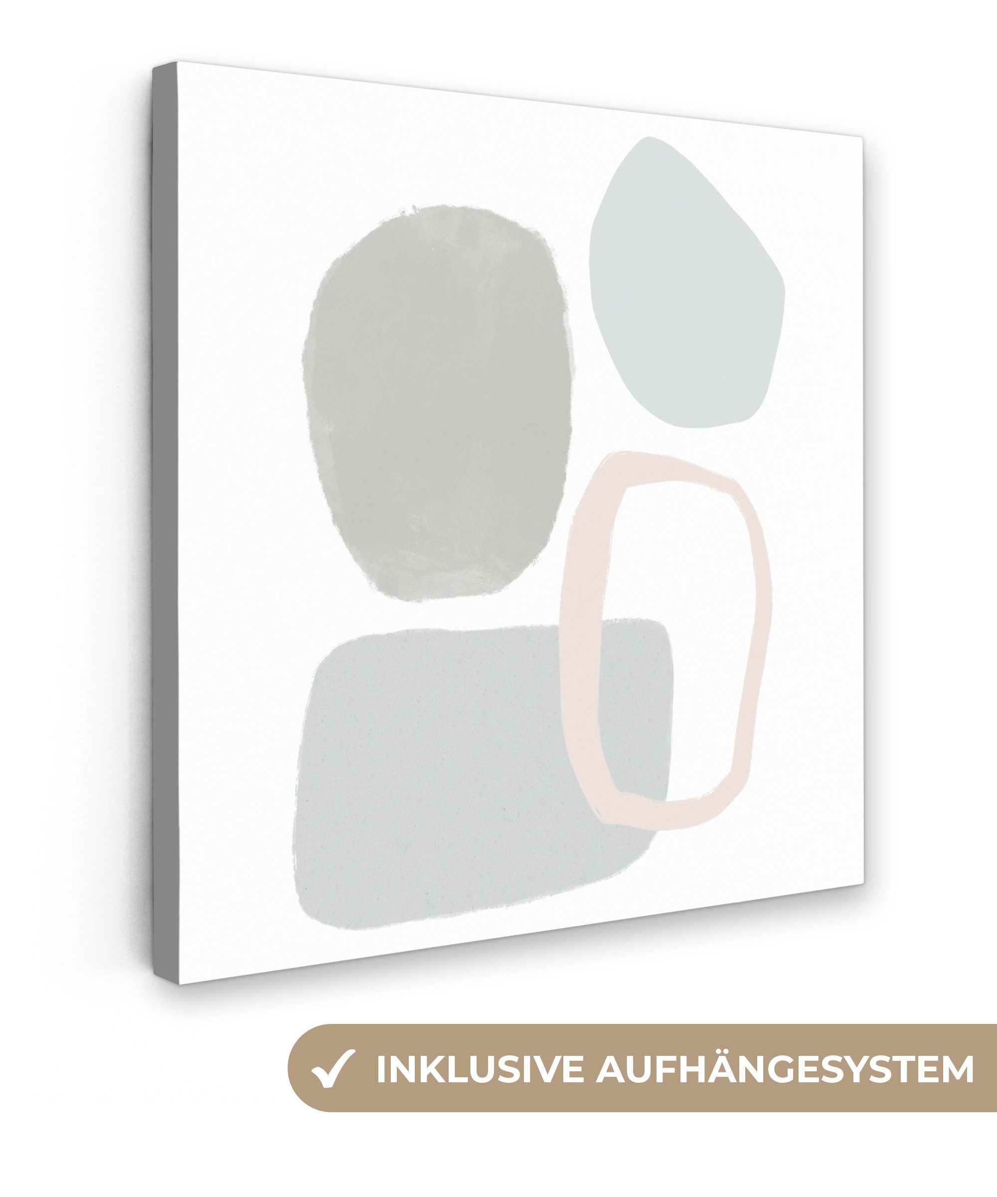 OneMillionCanvasses® Leinwandbild Linienkunst - Abstrakt - günstig online kaufen