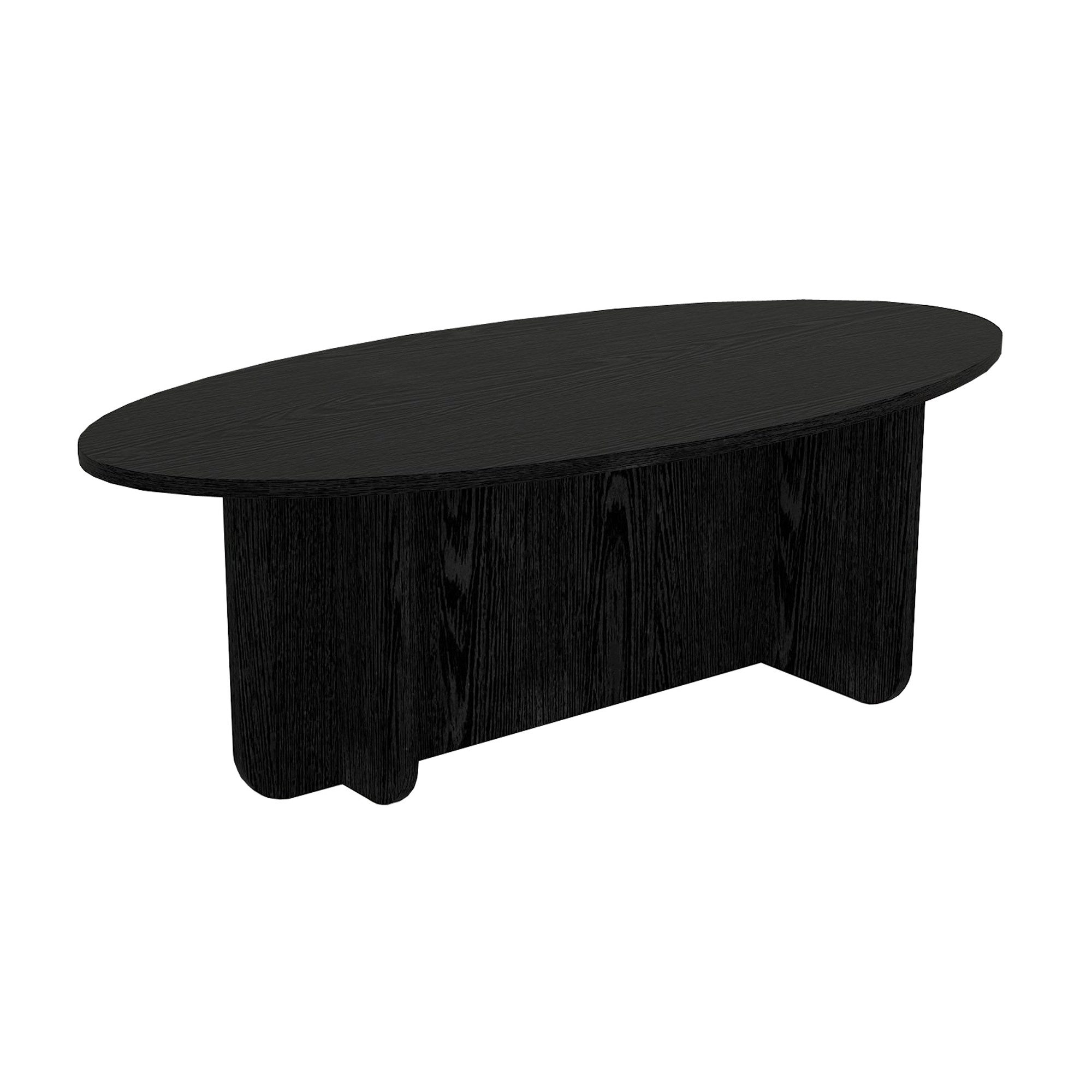 moebel17 Couchtisch moebel17 Couchtisch oval 120x60 cm Wohnzimmertisch Travertin (Einzeltisch, 1-St., Einzelner Couchtisch), Mit Granitoptik