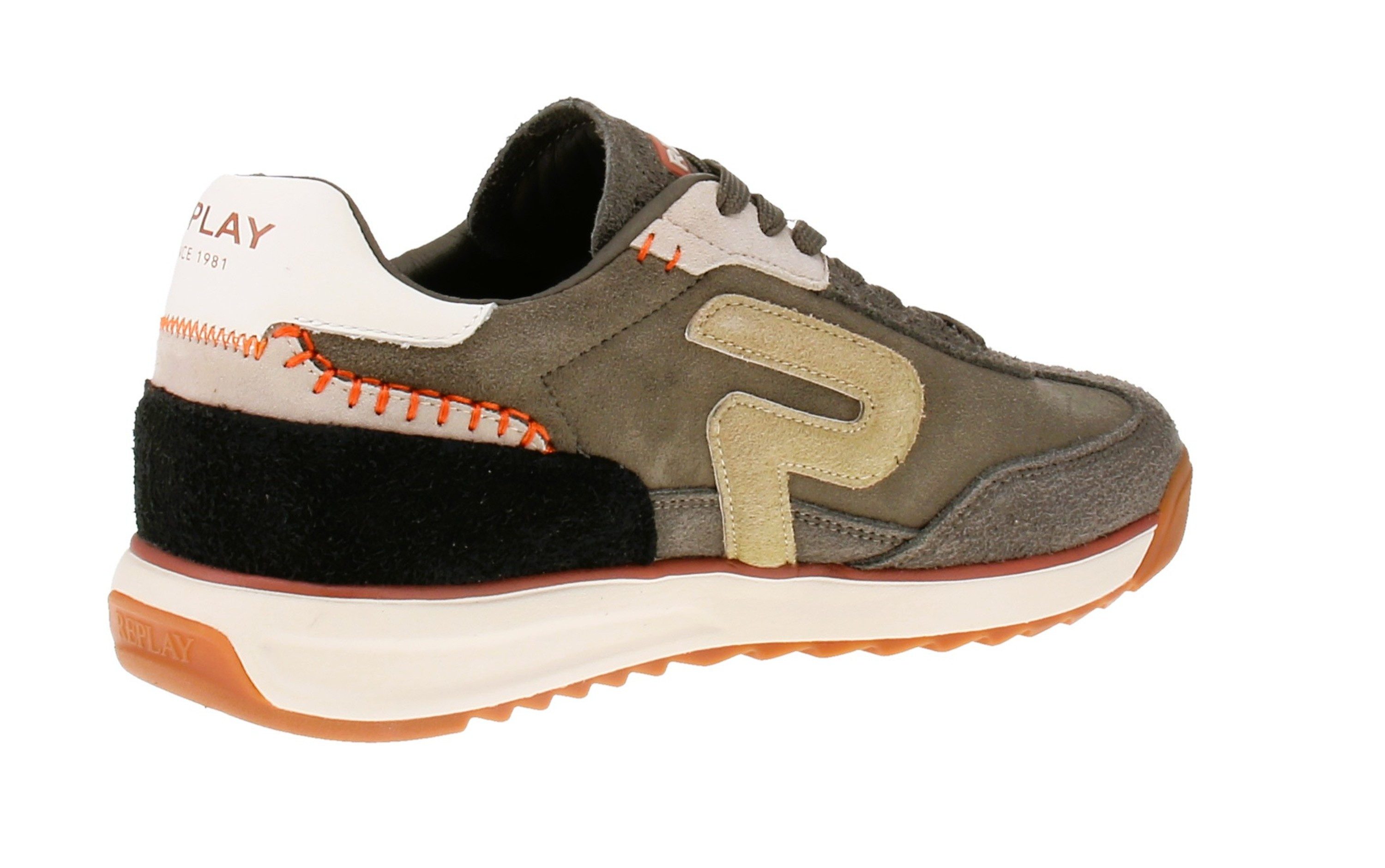 Replay Replay Yard College GMSIB C0002L - Herren Sneaker - 581-Khaki Sneake günstig online kaufen