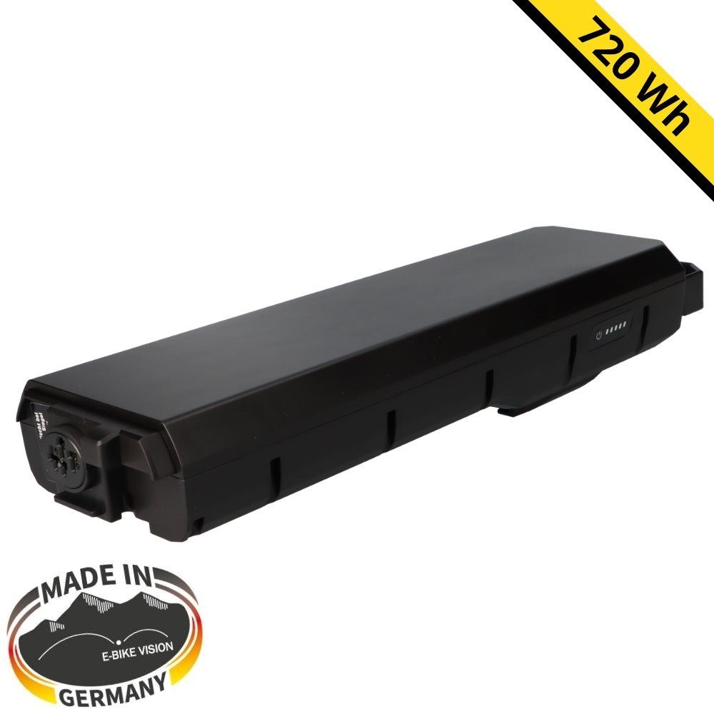 E-Bike Vision E-Bike Akku 36V 20Ah Gepäckträger kompatibel BBR265 BBR270 BBR275 E-Bike Akku