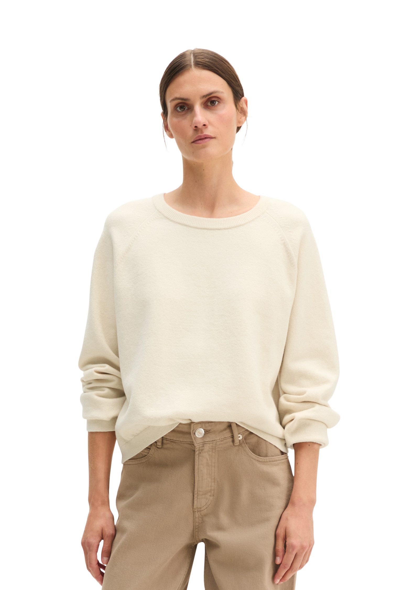 Marc O'Polo Strickpullover aus Cotton Wool Stretch