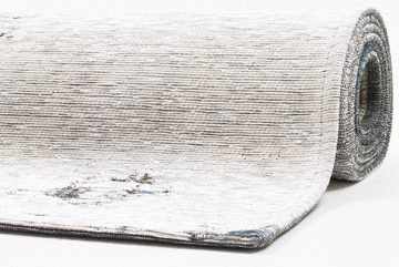 Teppich Keitum 012, Sansibar, rechteckig, Höhe: 3 mm, Flachgewebe, modernes Design, Motiv Sylt & gekreuzte Säbel