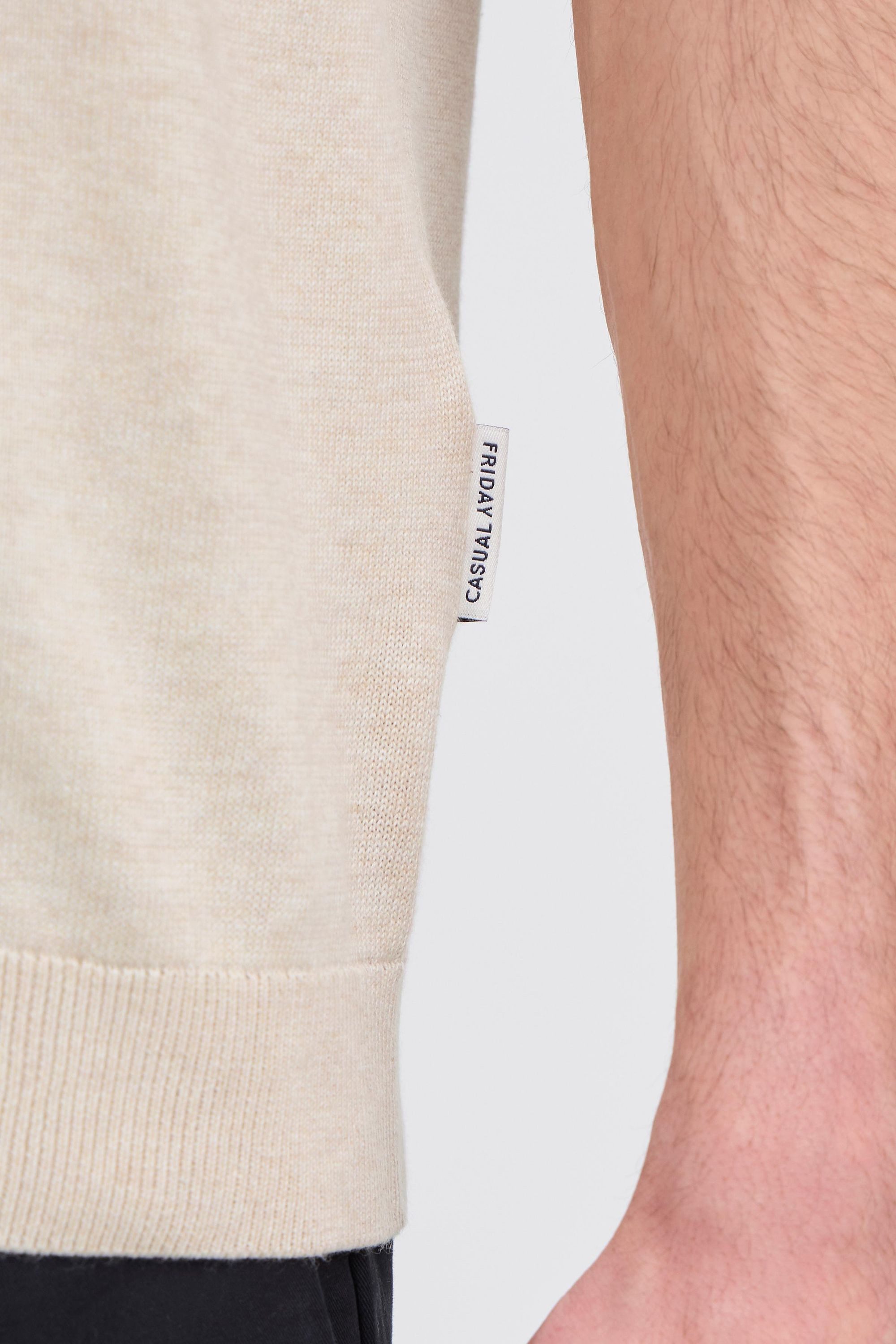 Casual Friday Kurzarmhemd CFBells Basic Strick Polohemd