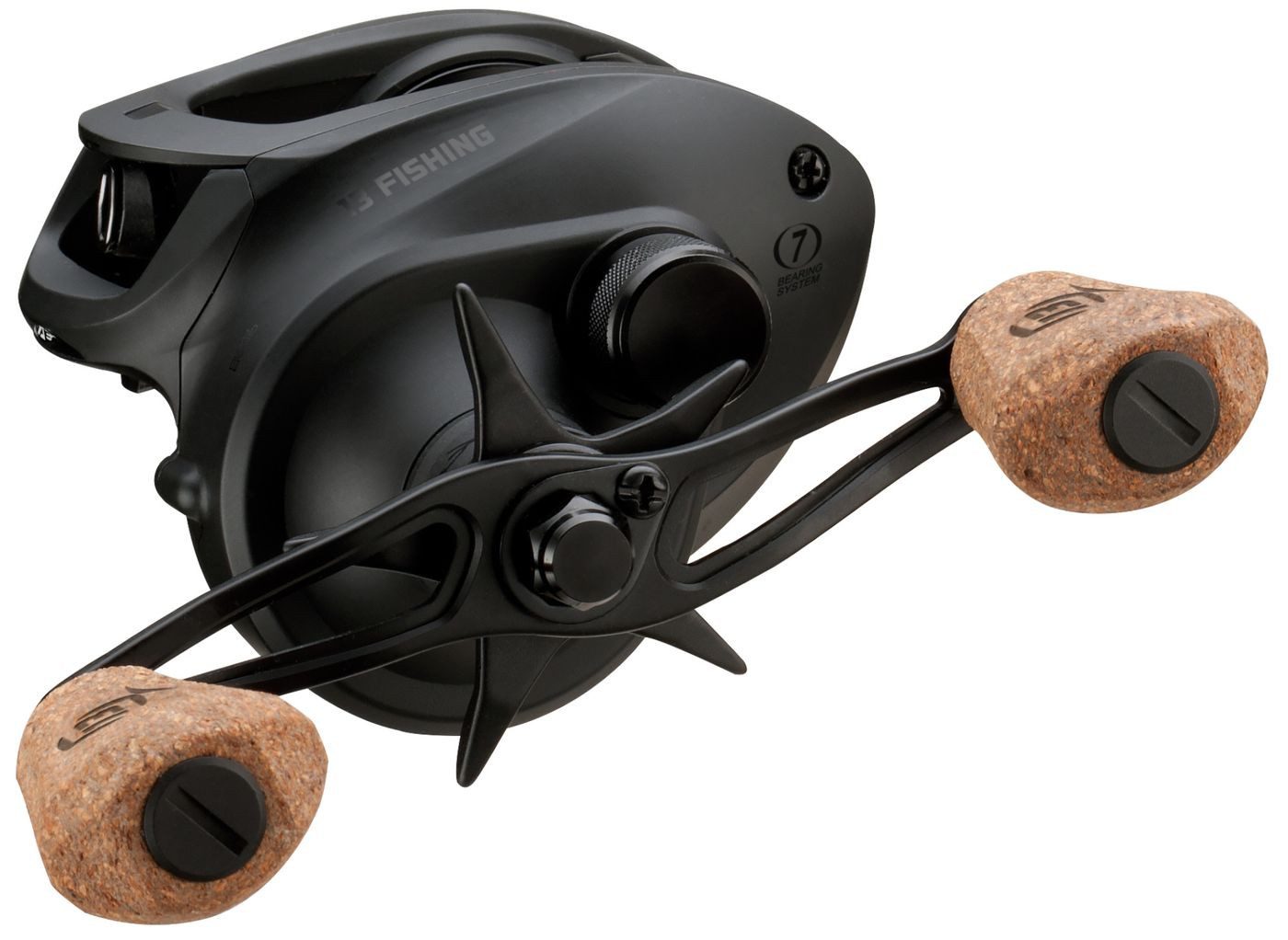 13 Fishing Baitcastrolle 13Fishing Rolle 6.3:1 LH Concept A3 - Linkshand Baitcasterrolle)