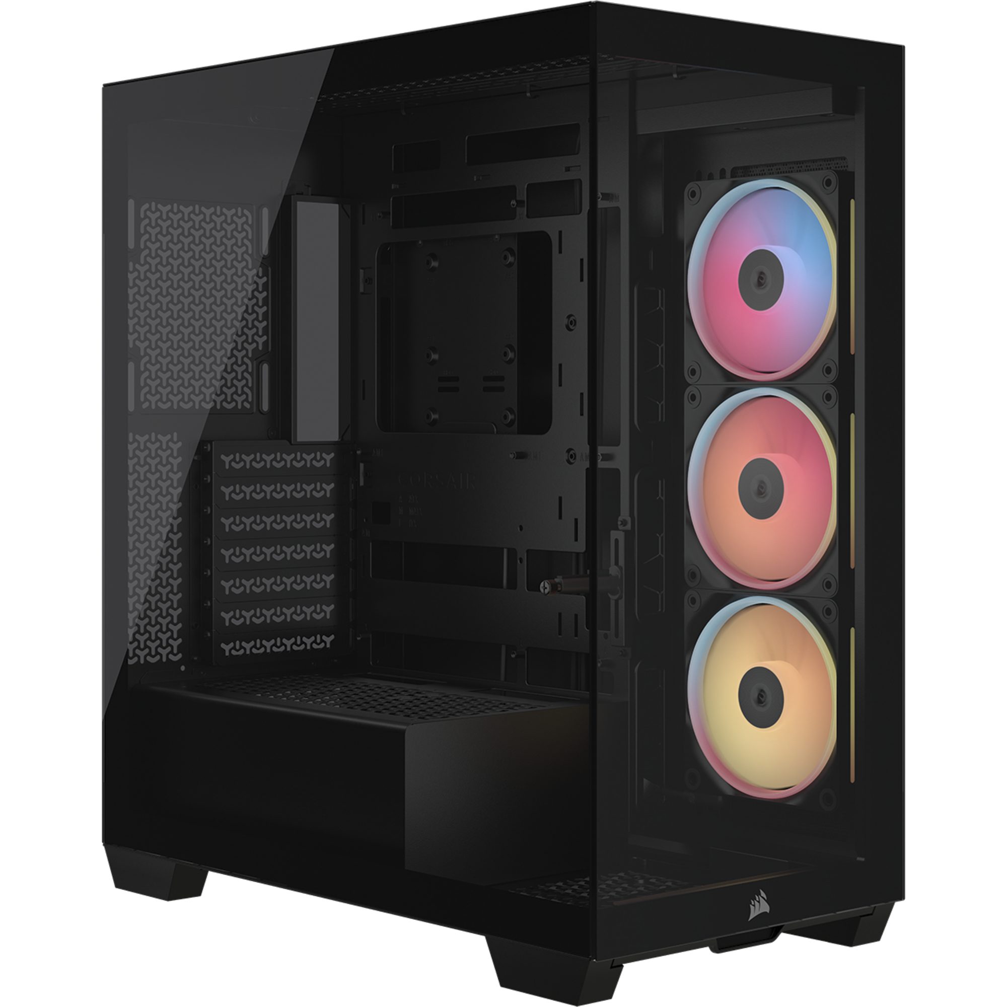 Corsair PC-Gehäuse Corsair 3500X LX-R RGB, Tower-Gehäuse, (Tempered Glass x 2)