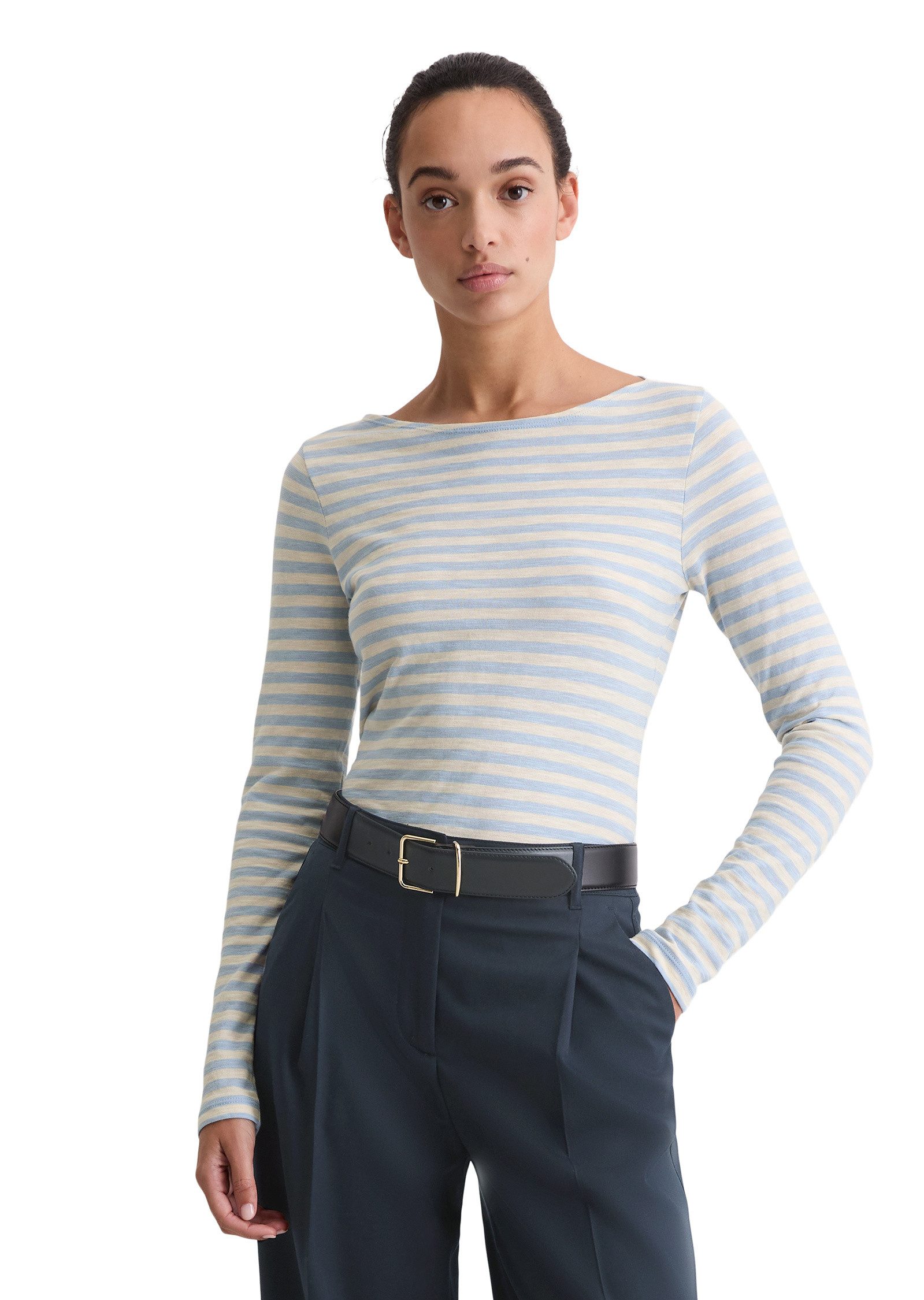 Marc O'Polo Langarmshirt aus Slubjersey