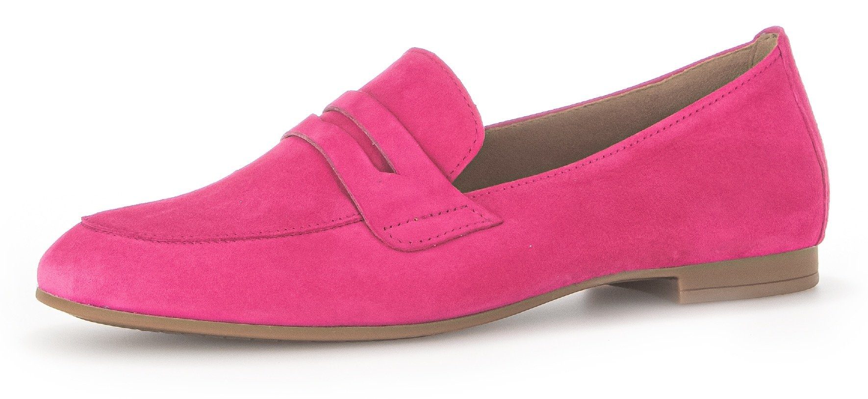 Gabor Loafer Slipper, Business Schuh mit Zierriegel und Blockabsatz