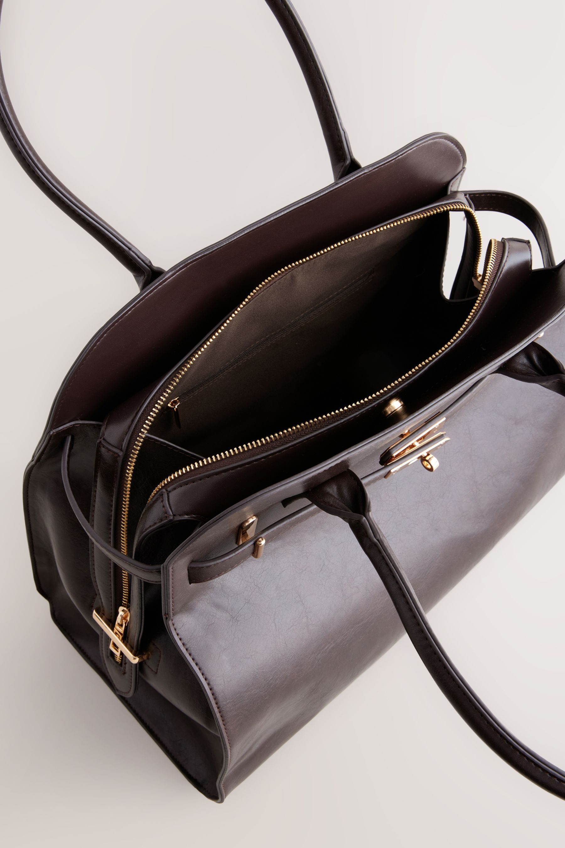 Next Einkaufsbeutel Strukturierte Umhängetasche