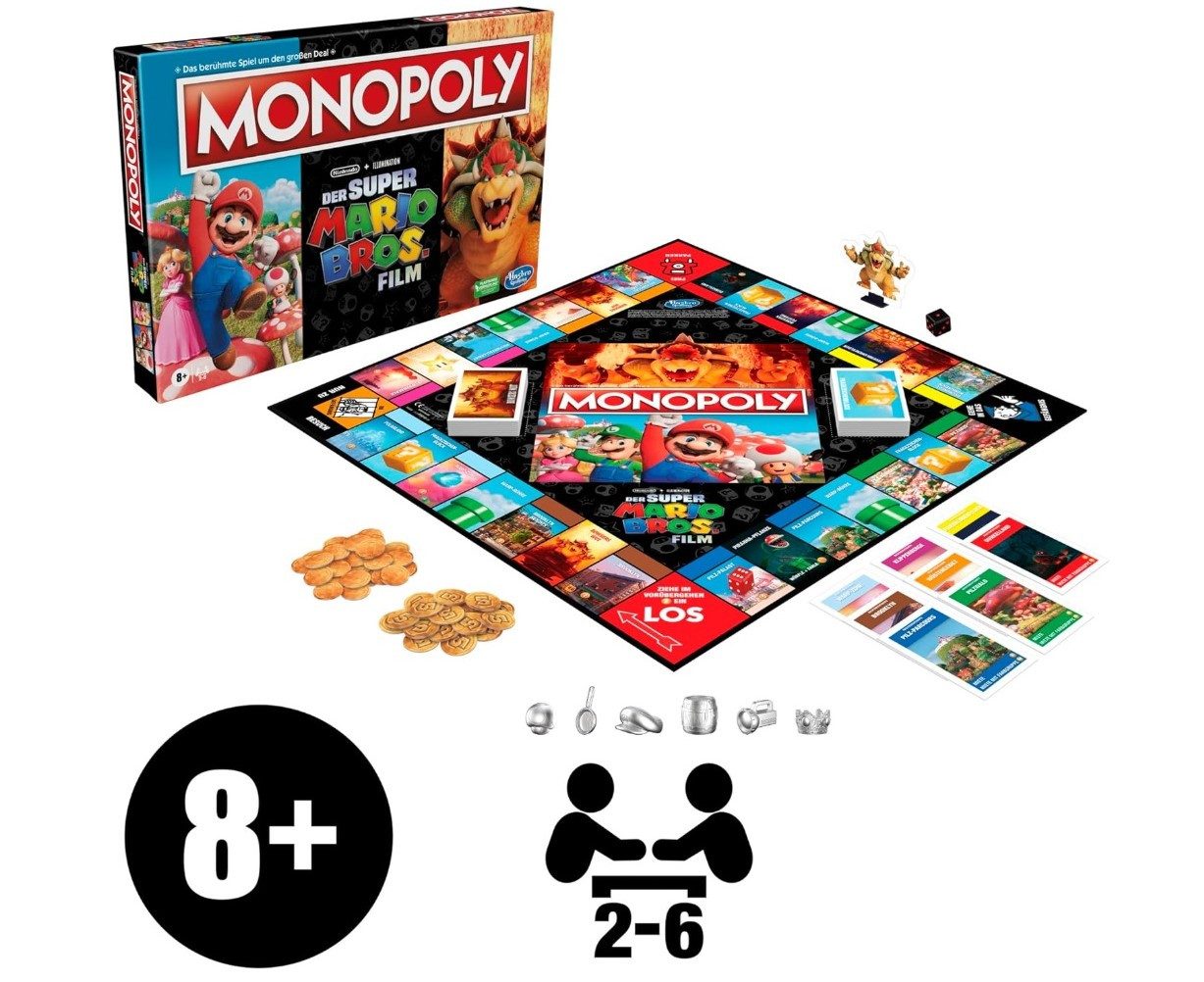 Hasbro Spielesammlung Monopoly Super Mario Bros. – Bild 2 von 3