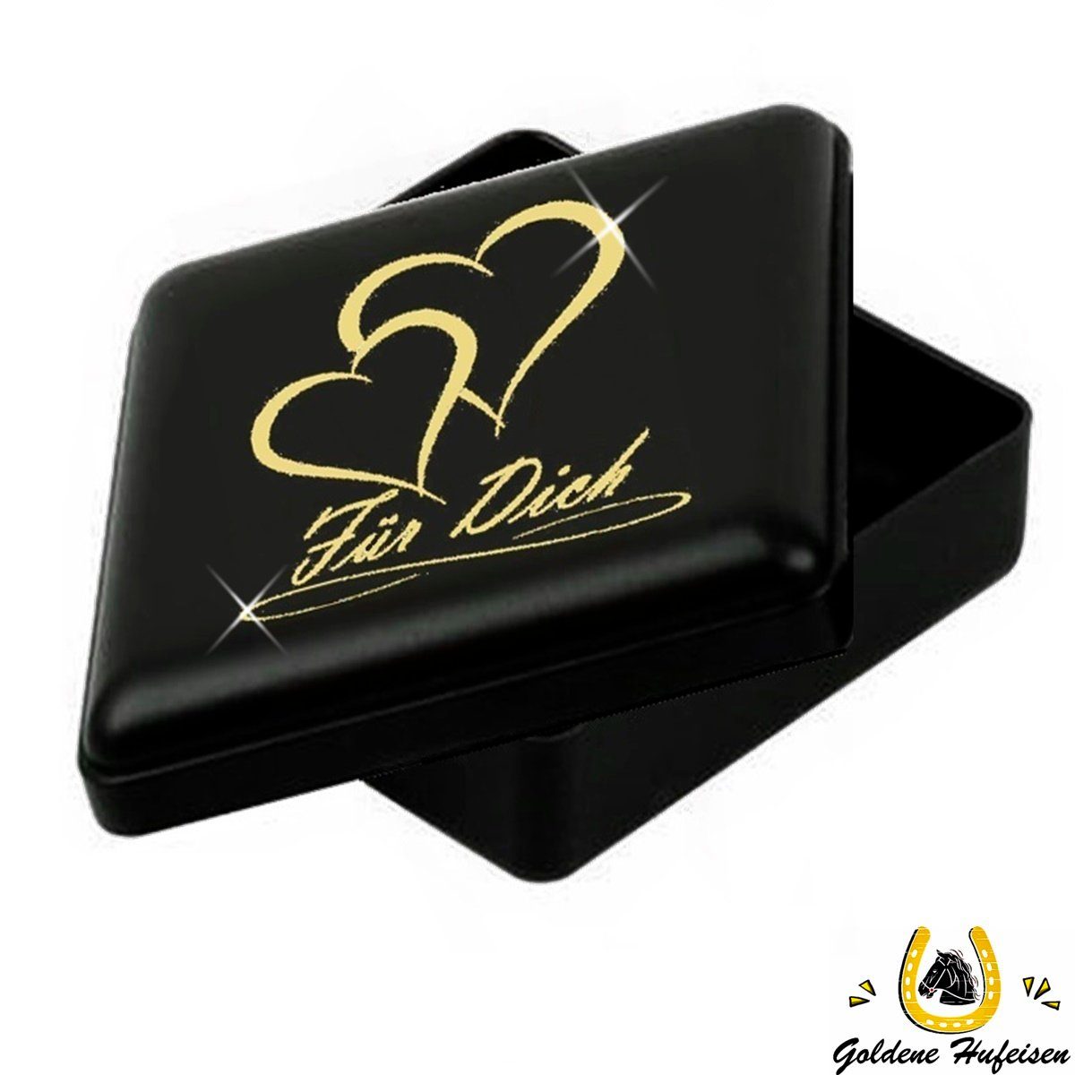 Goldene Hufeisen Herzanhänger Herz Anhänger 925 Sterling Silber mit Zirkoni günstig online kaufen