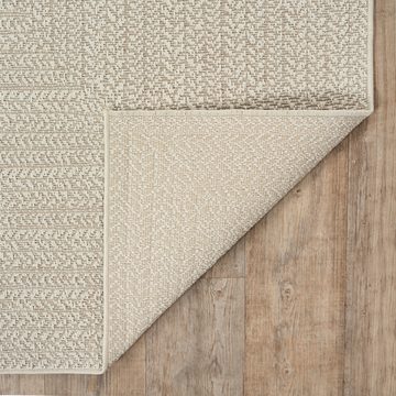 Teppich Kansas - robuster Outdoor Teppich im natürlichen Jute-Look, the carpet, Rechteck