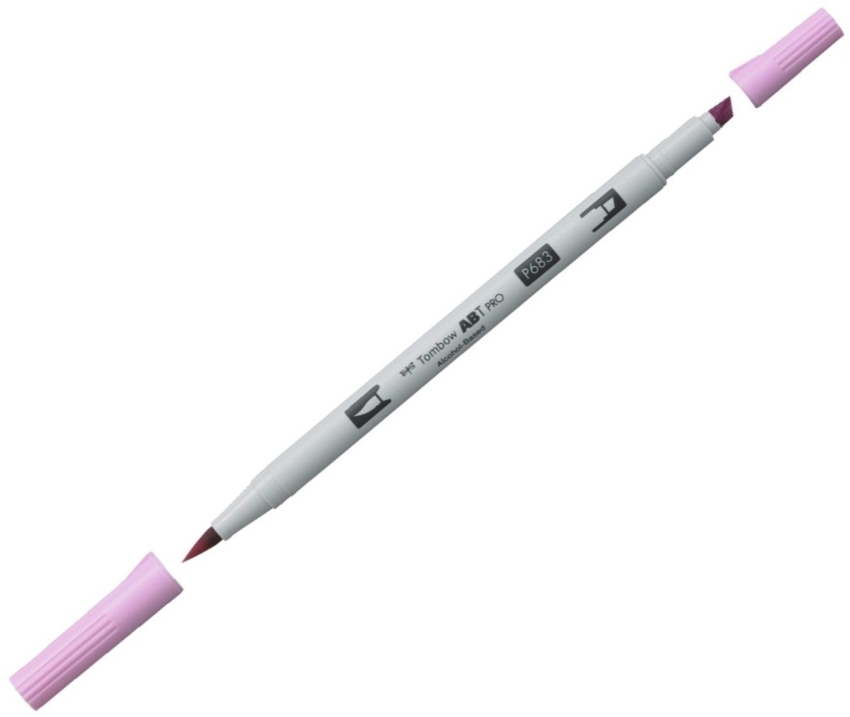 Filzstift Dual-Fasermaler ABT Pro Keilspitze/Pinselspitze Alkoholbasis thistle