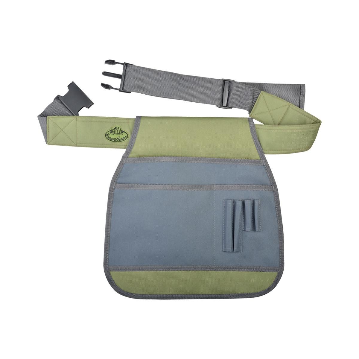 Werkzeugtasche Gartengerätegürtel Werkzeughüfttasche grau 1 Stück