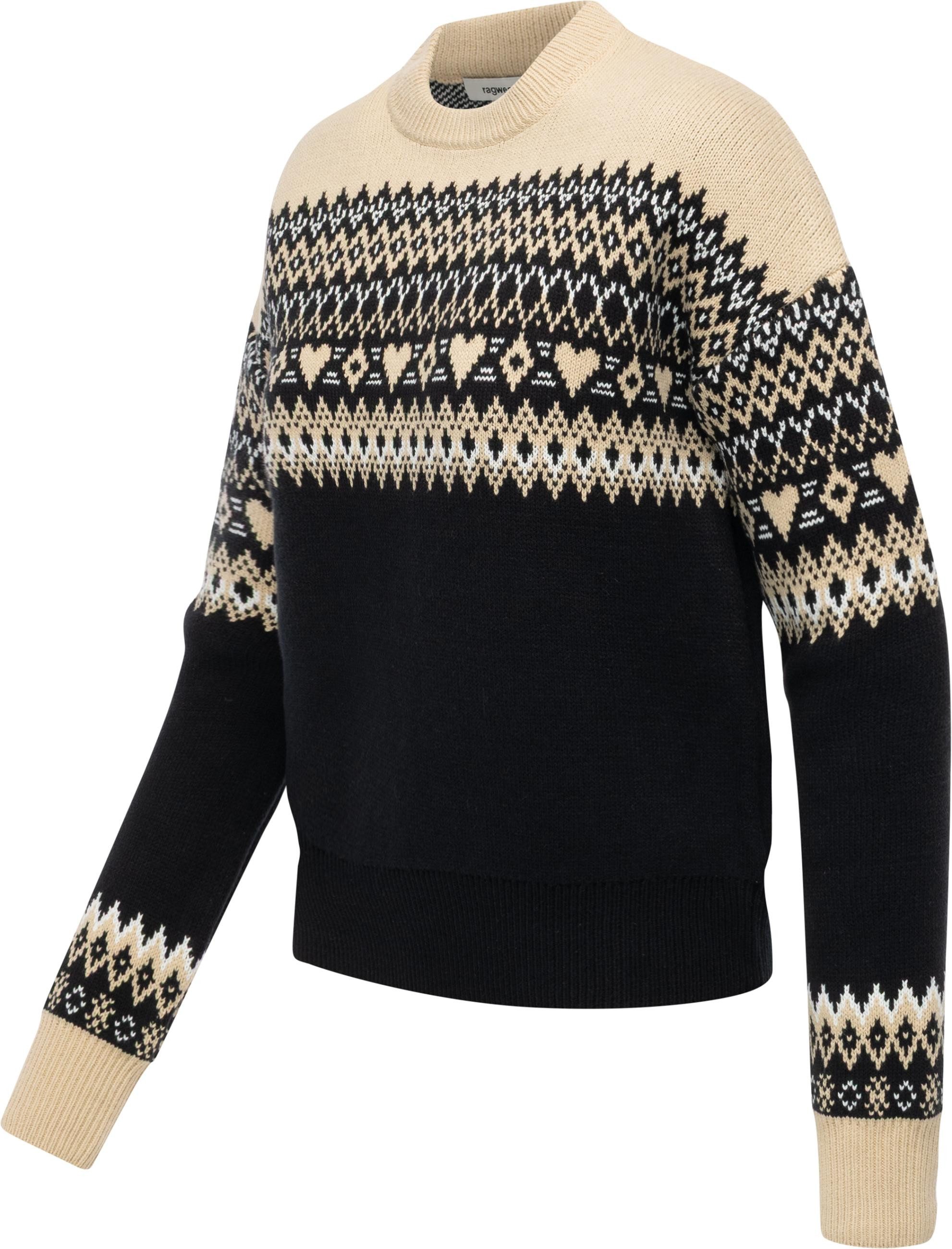 Ragwear Norwegerpullover Oslana Warmer Norweger Damen Strickpullover