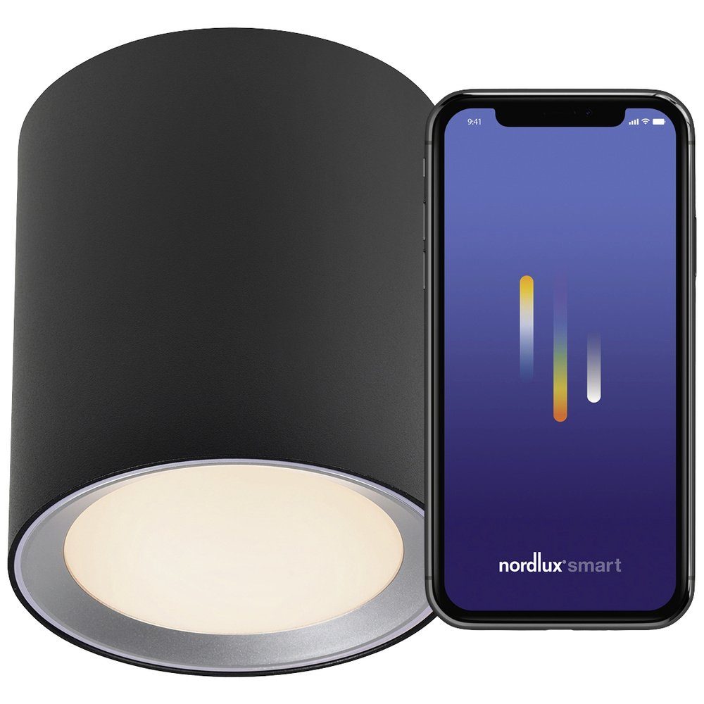 Nordlux Deckenleuchte Nordlux 2110850103 Landon Long Smart LED-Deckenleuchte LED LED 8 W Sc