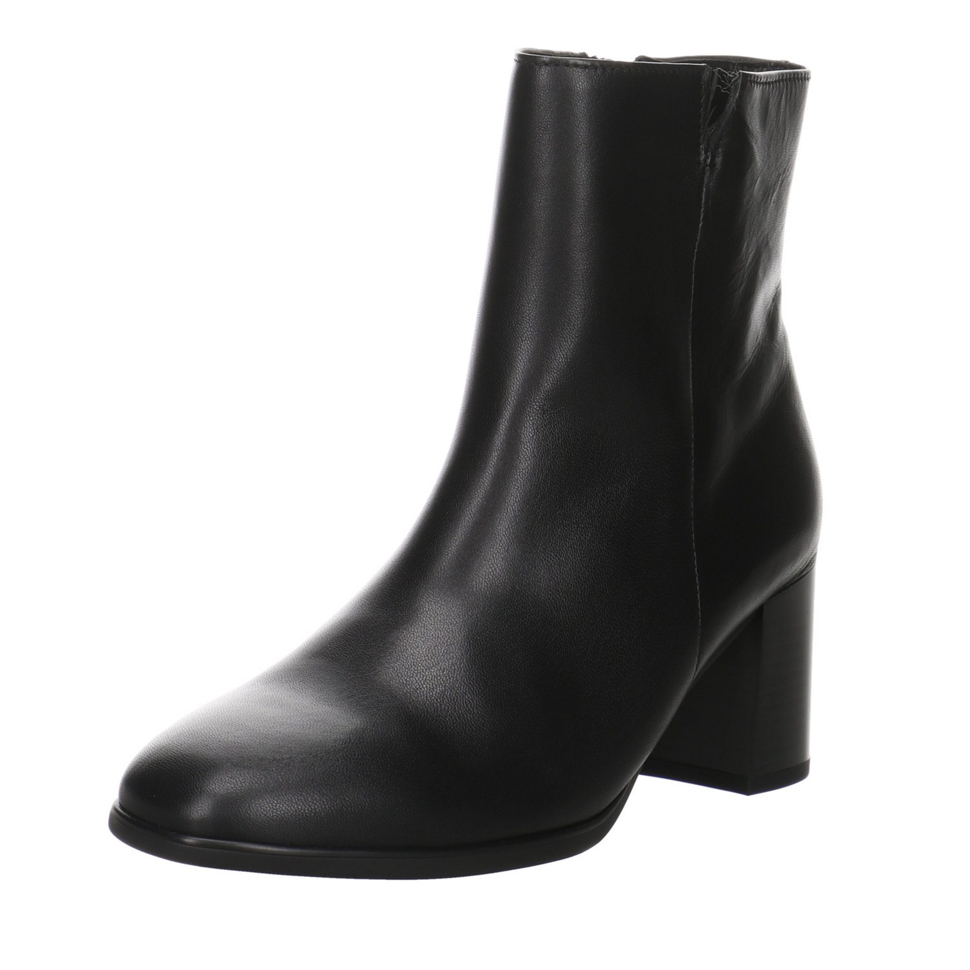 Stiefelette Damen Stiefeletten Glattleder Stiefelette Schuhe schwarz Gabor