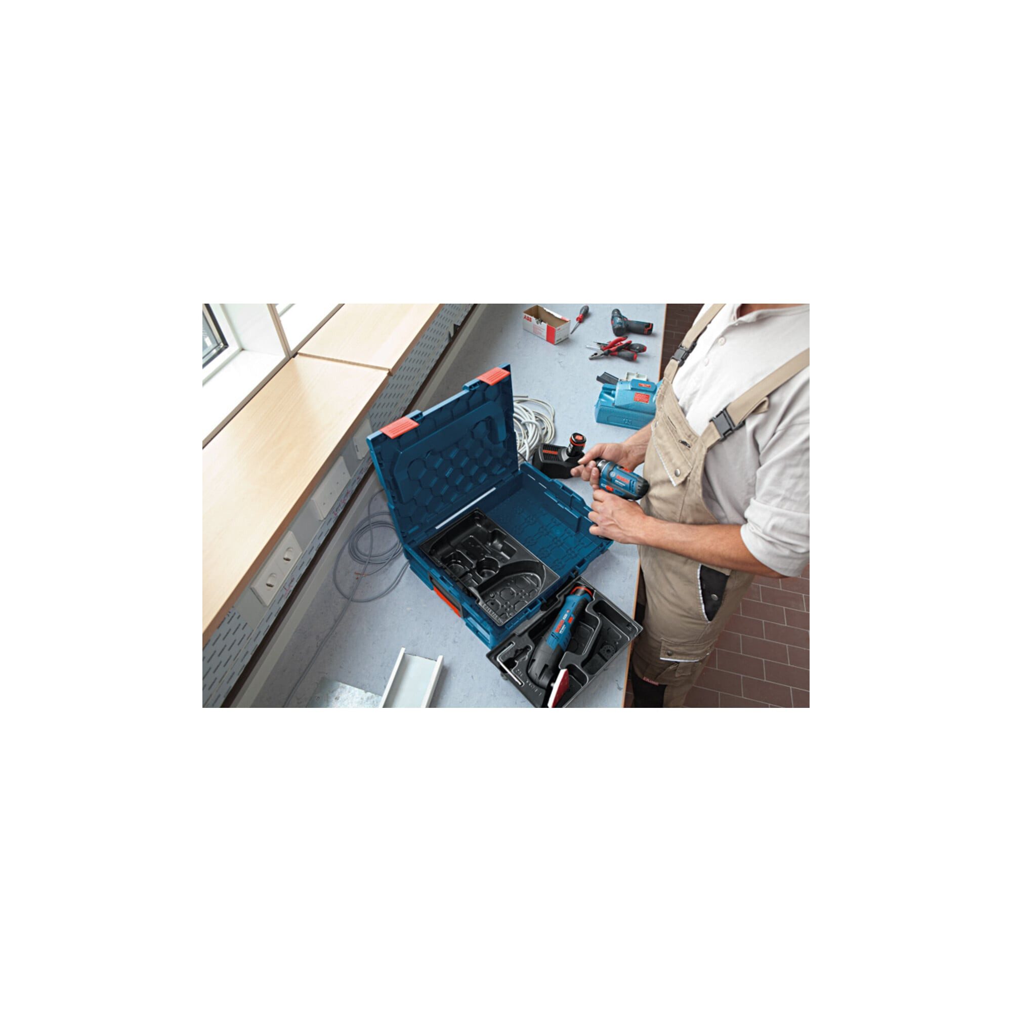 Bosch Professional Schaumstoffeinlage Bosch Einlagen für die Werkzeugaufbewahrung für GOP 12V-28/18V-28/-34/