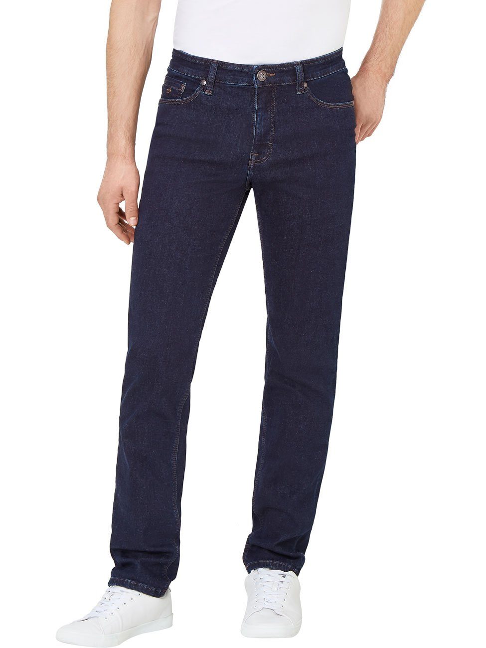 Paddock's Slim-fit-Jeans RANGER PIPE mit Stretch blue dark stone