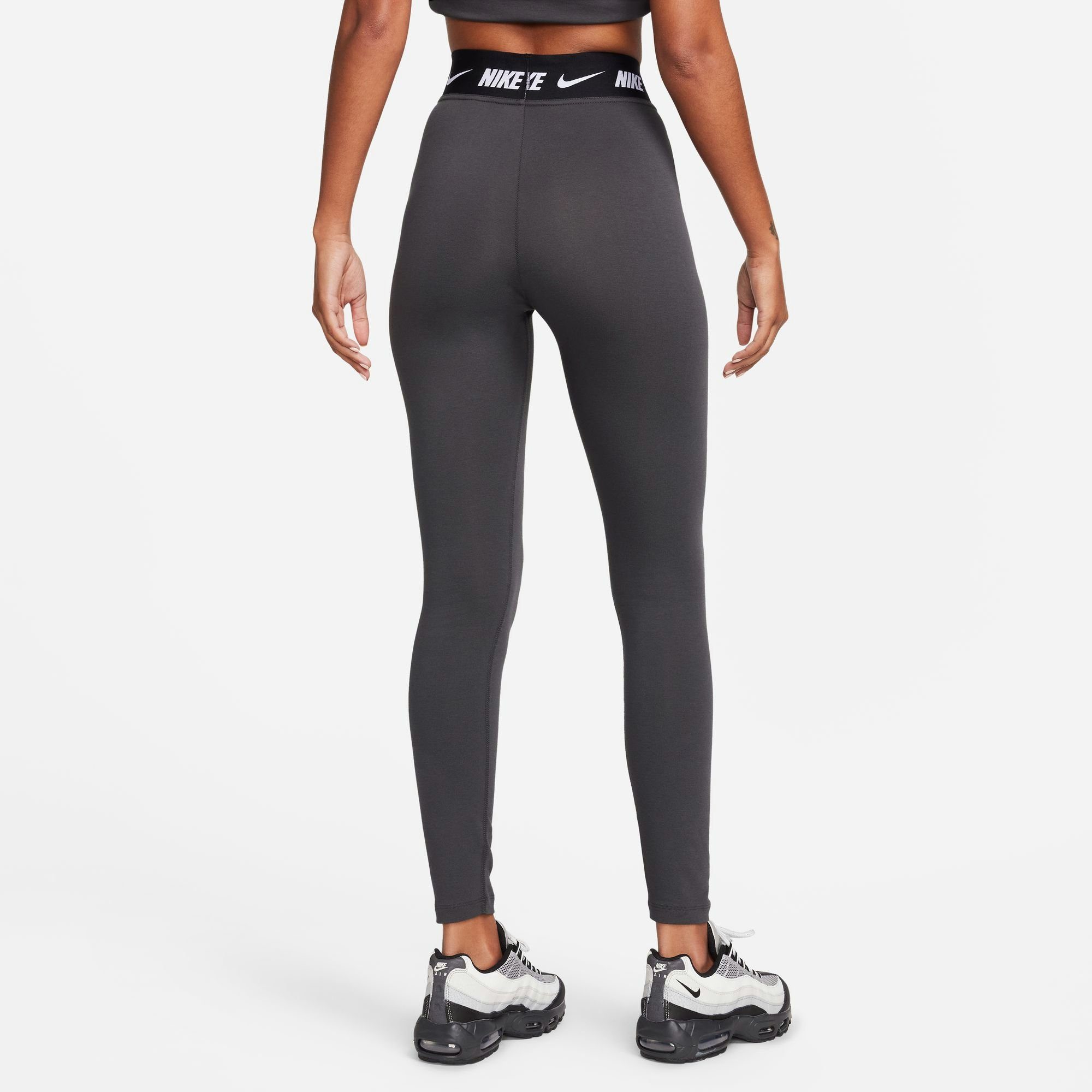 ANTHRACITE/BLACK LEGGINGS HIGH-WAISTED Nike WOMEN'S Leggings CLUB Sportswear